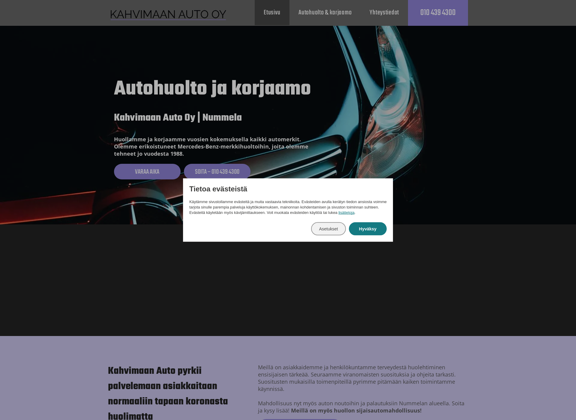 Screenshot for kahvimaanauto.fi