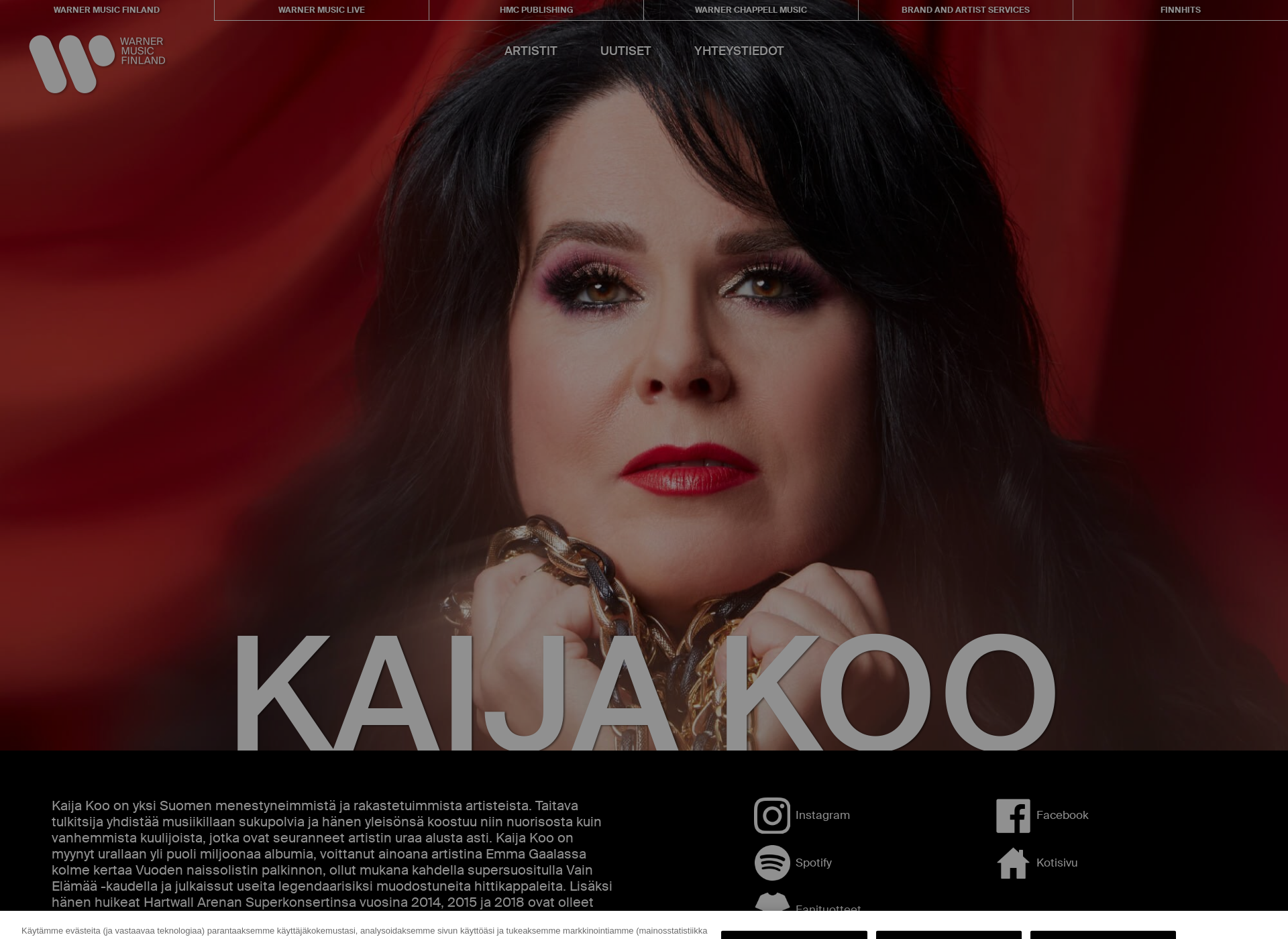 Screenshot for kaijakoo.fi