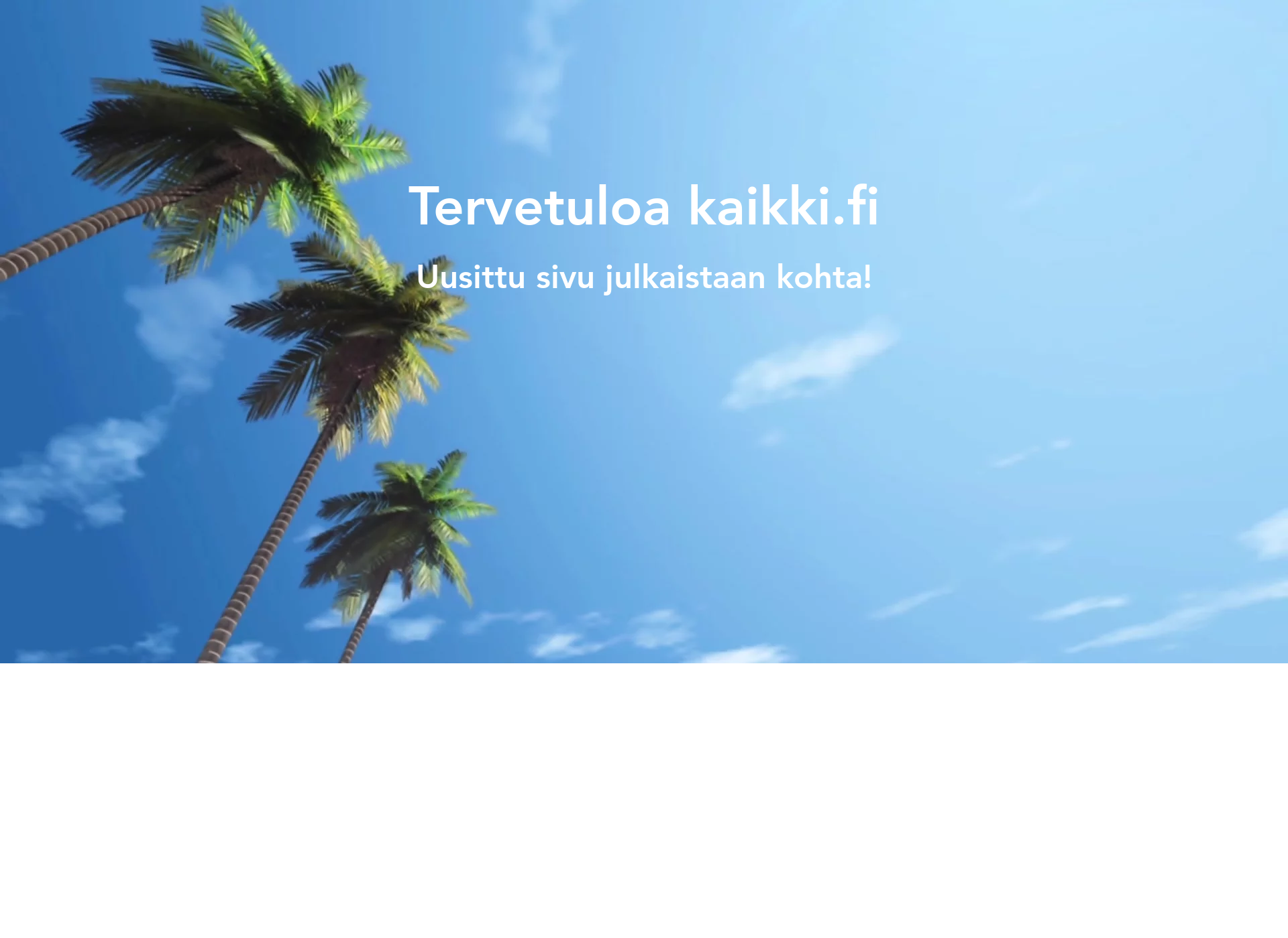 Skärmdump för kaikki.fi
