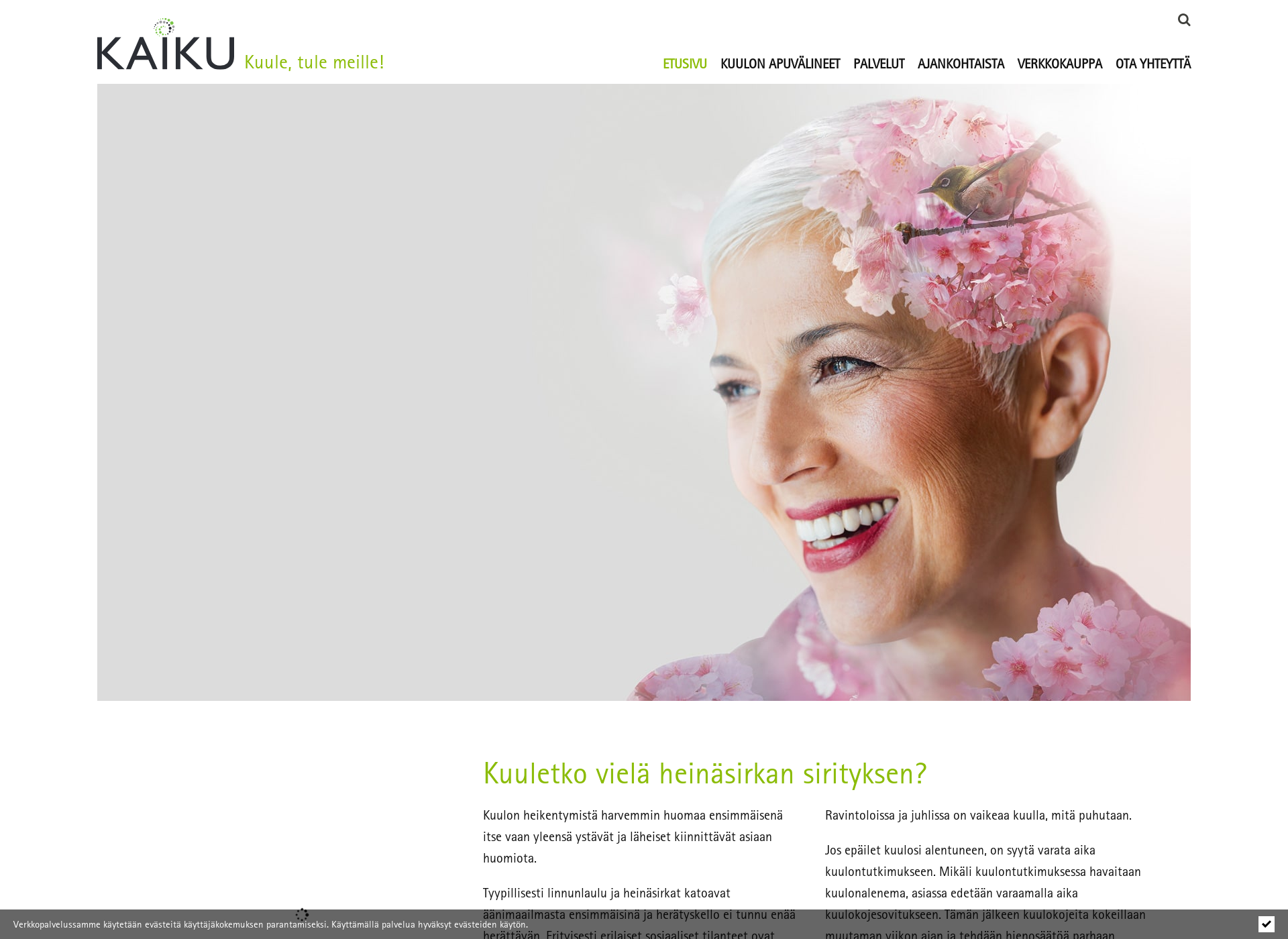 Screenshot for kaikukuulokauppa.fi
