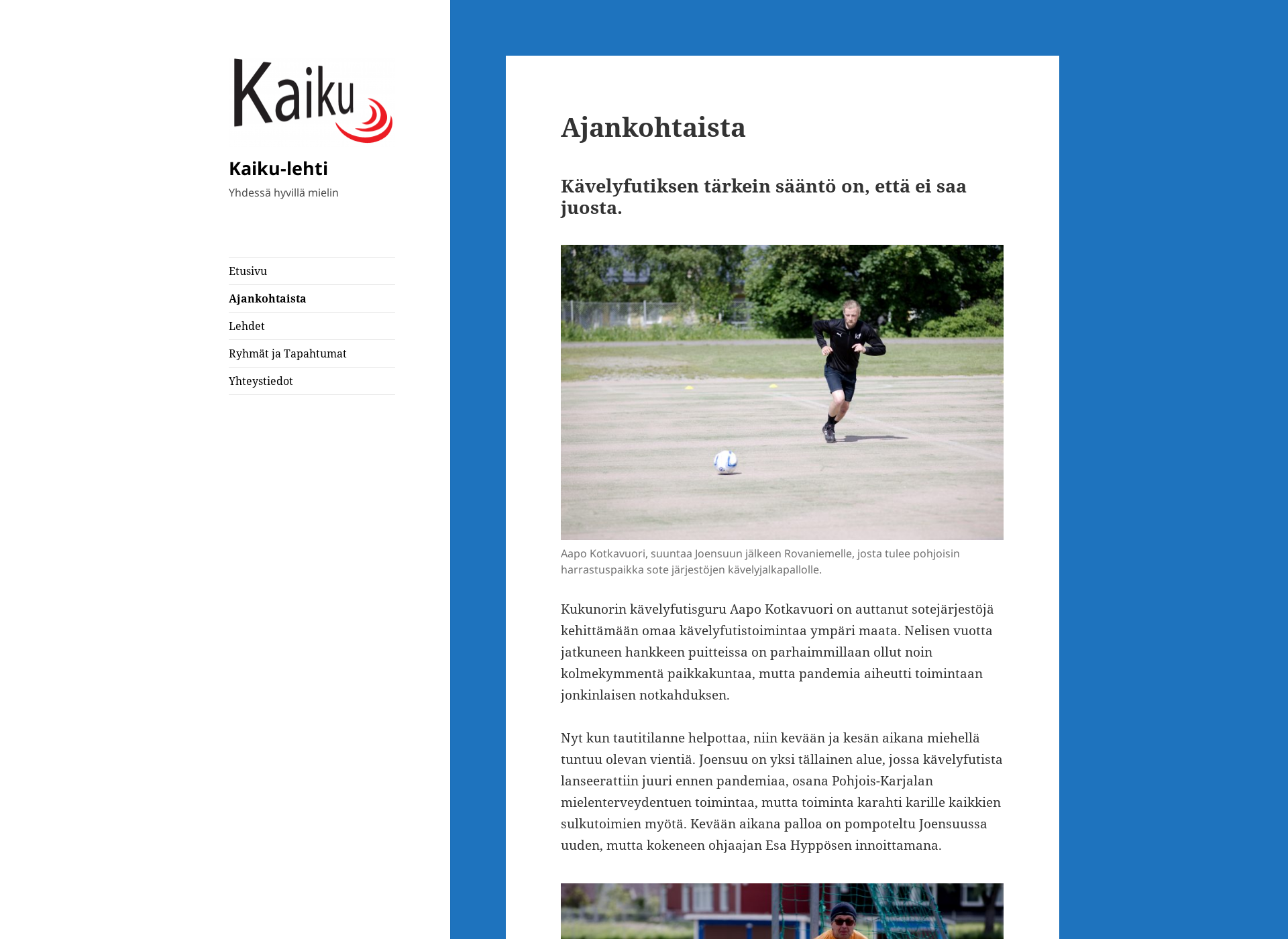 Skärmdump för kaikulehti.fi