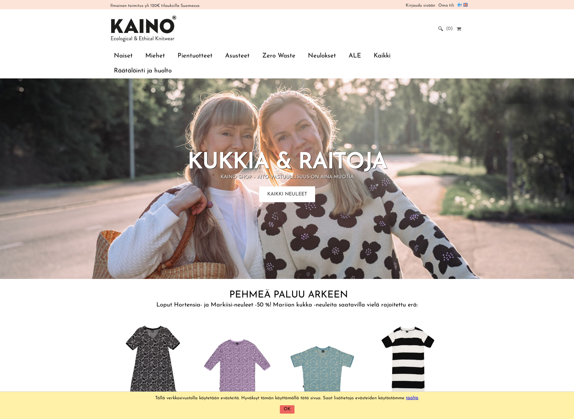 Screenshot for kaino.fi