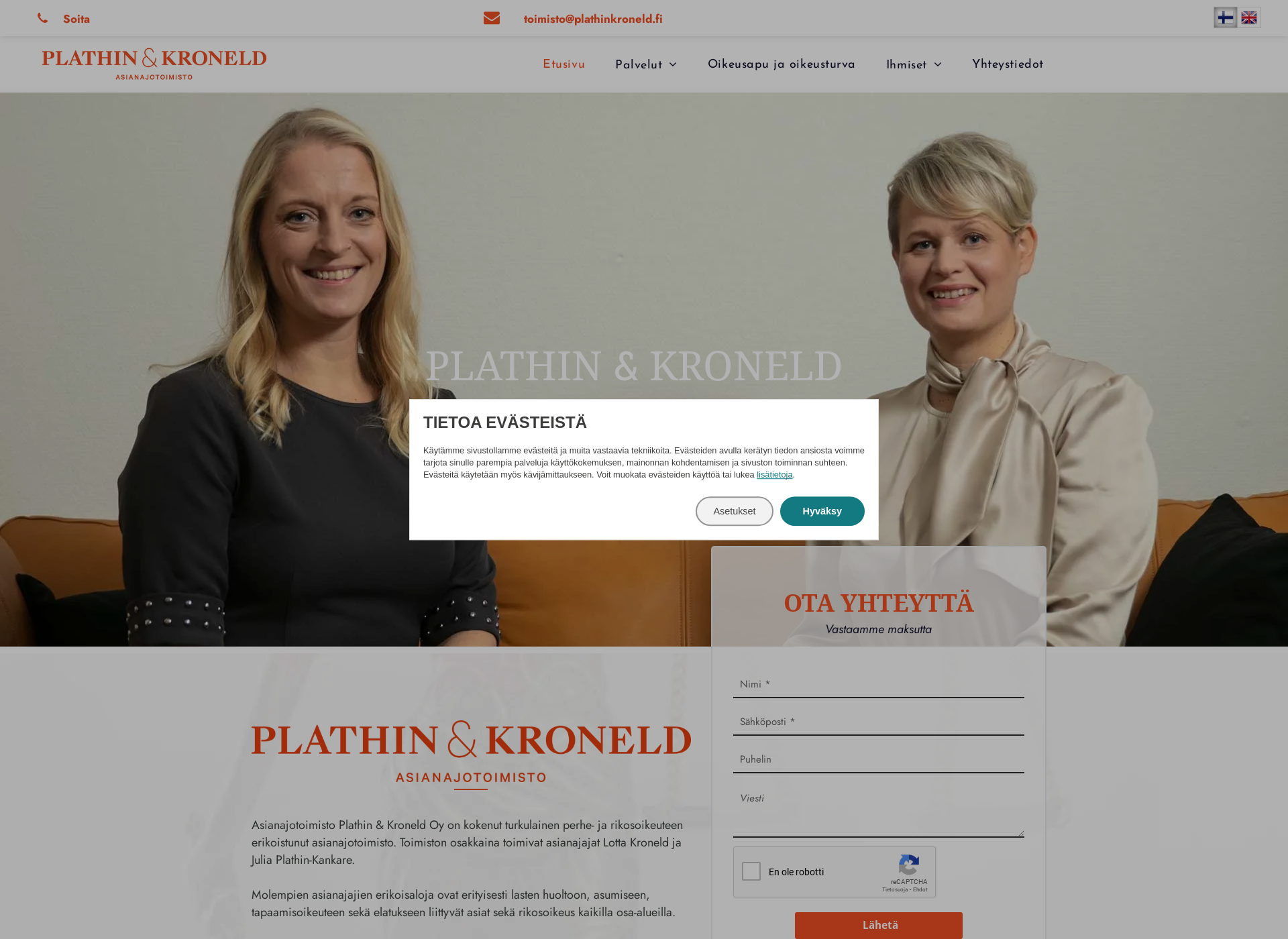 Screenshot for kainulainenkroneld.fi