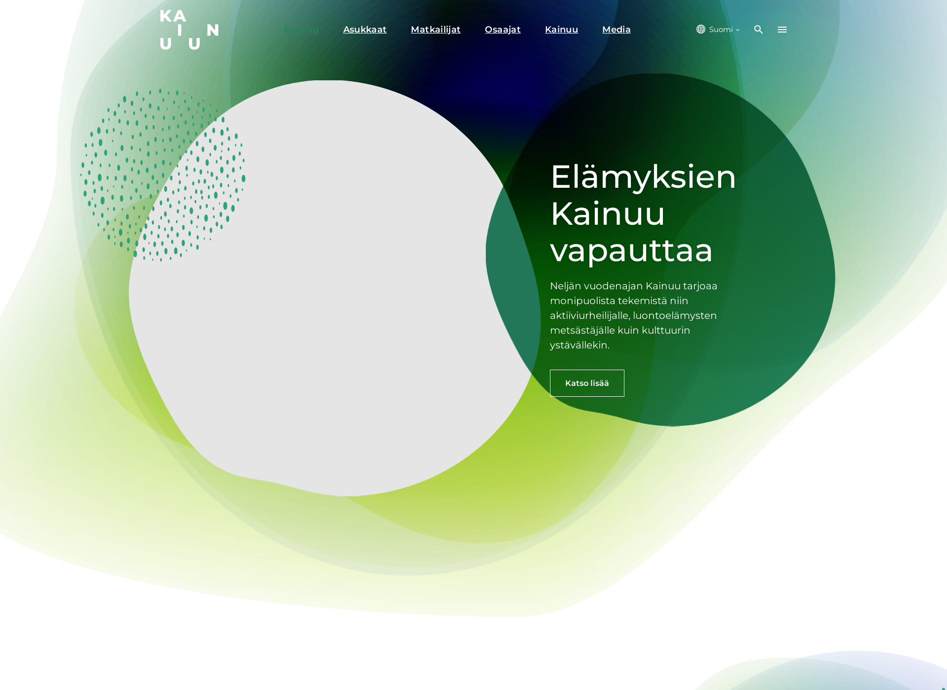 Screenshot for kainuu.fi
