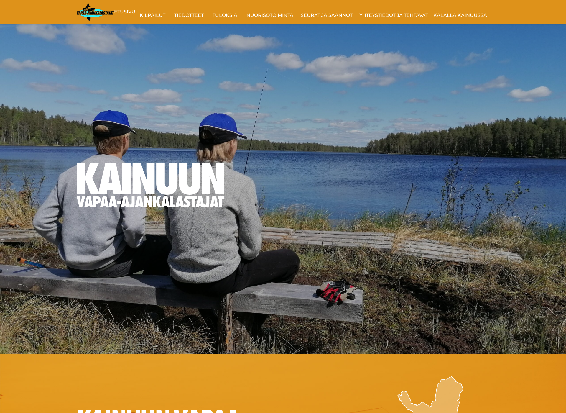 Screenshot for kainuunvapaa-ajankalastajat.fi