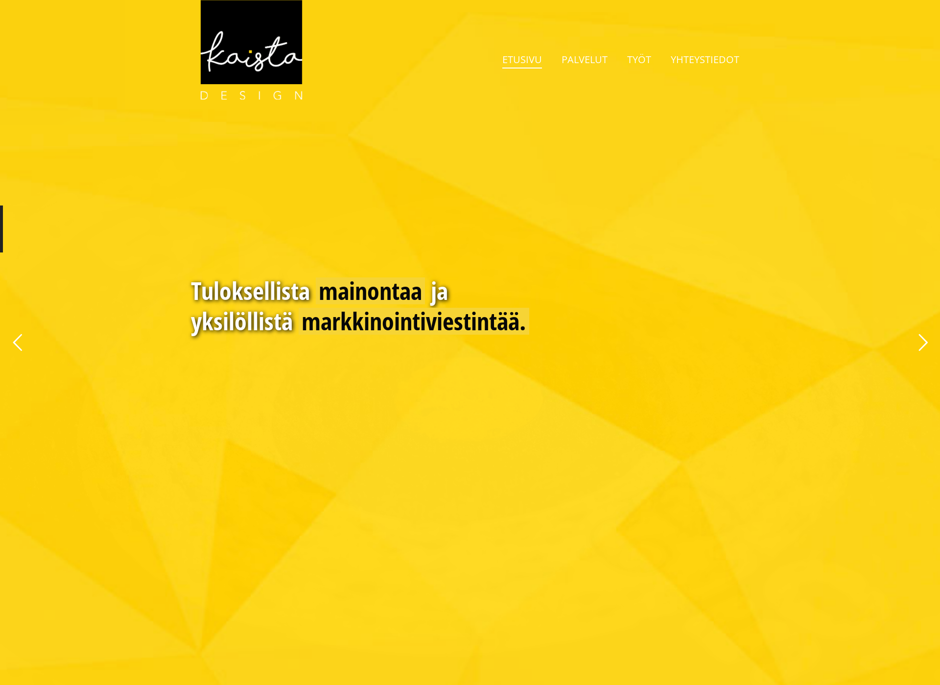 Screenshot for kaista-design.fi