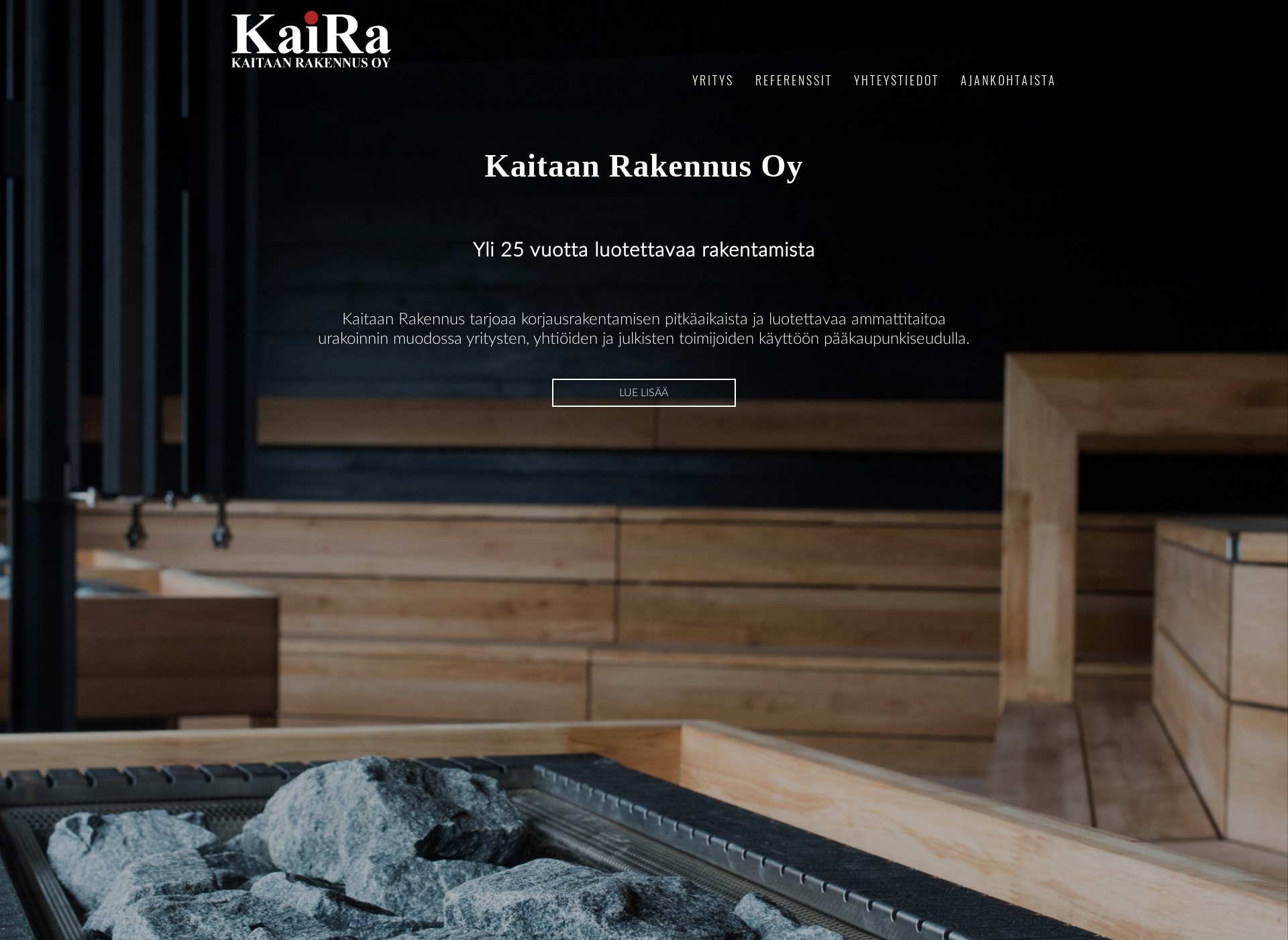 Screenshot for kaitaanrakennus.fi