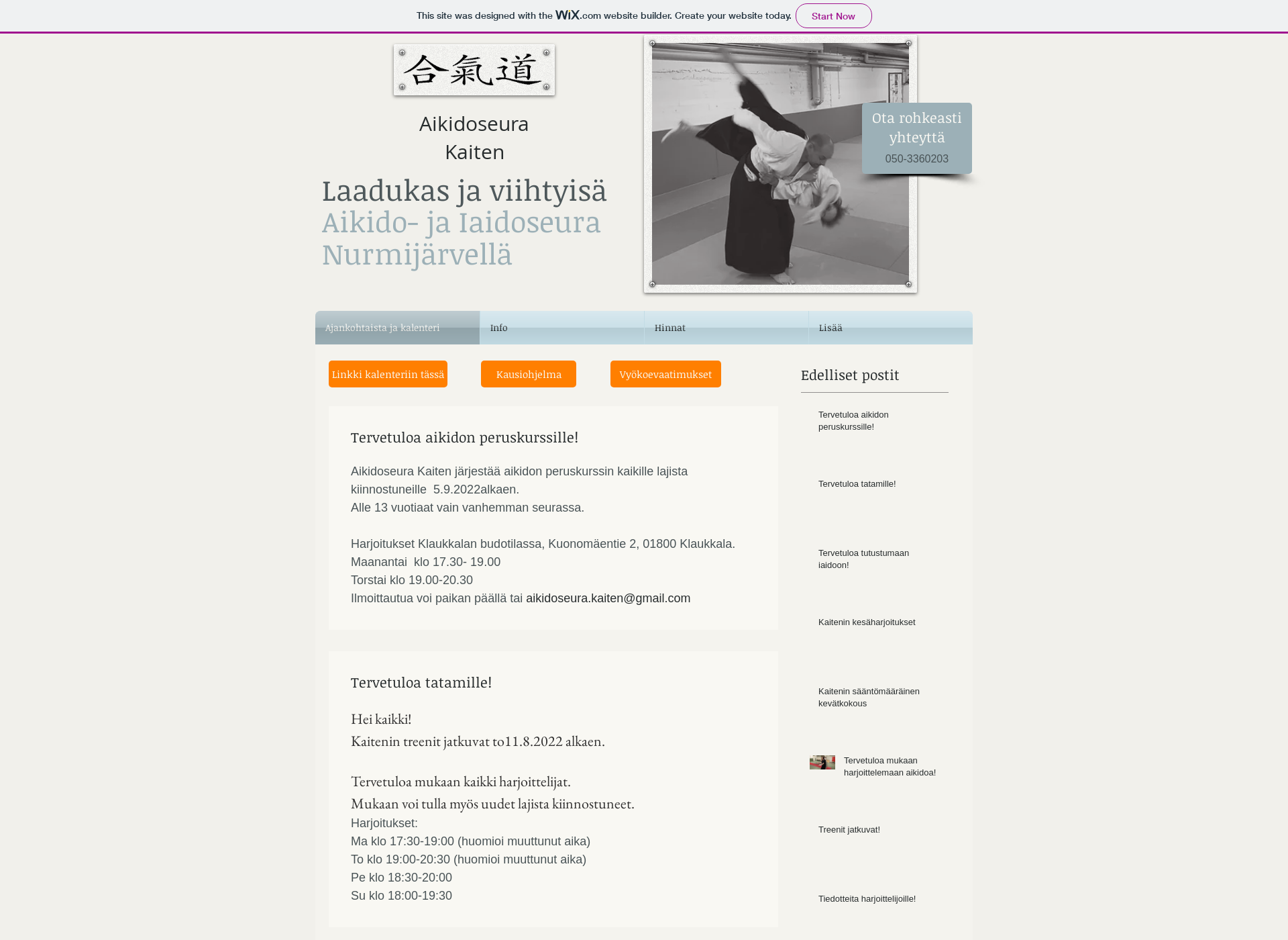 Skärmdump för kaiten.fi