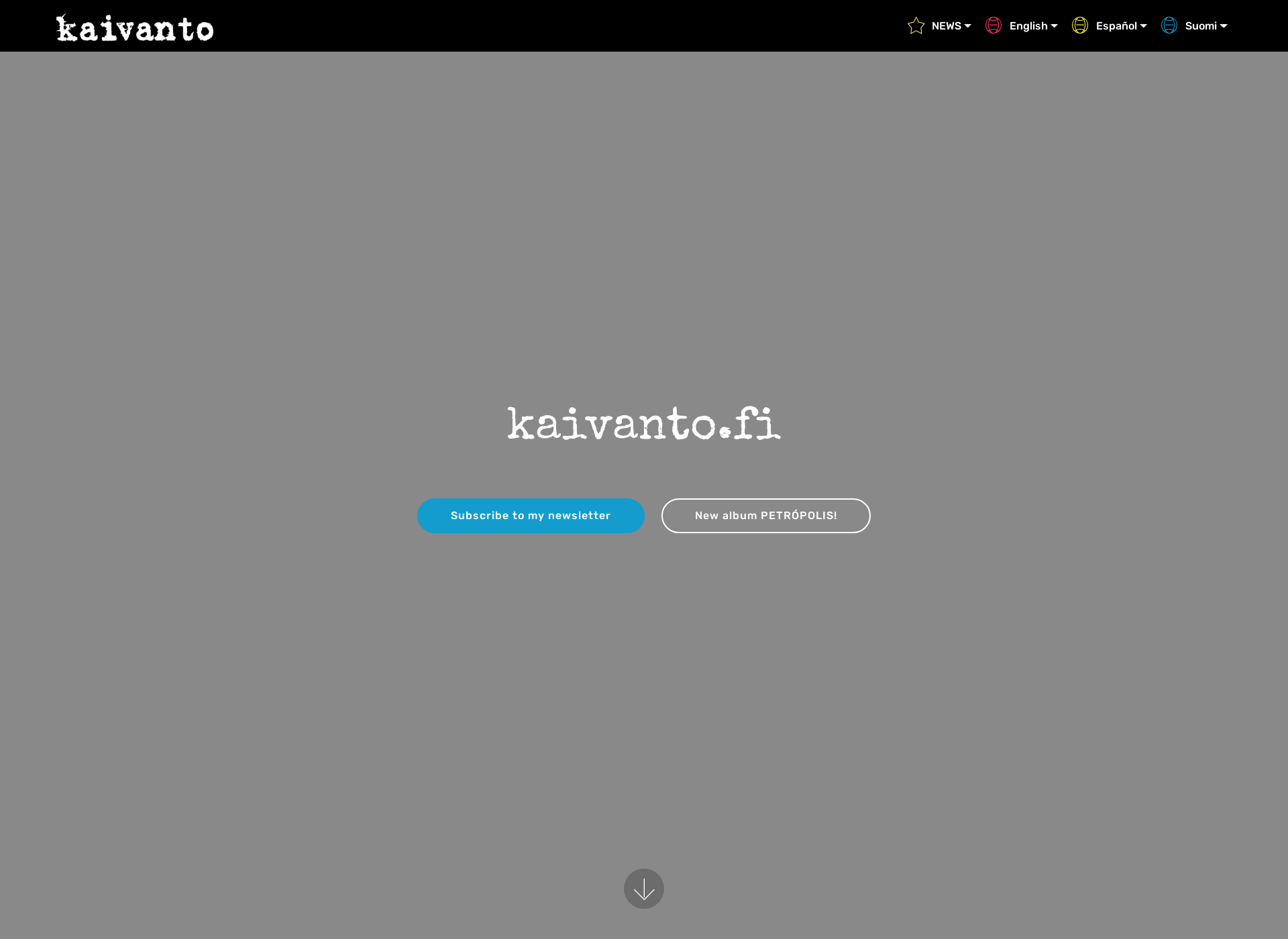 Skärmdump för kaivanto.fi