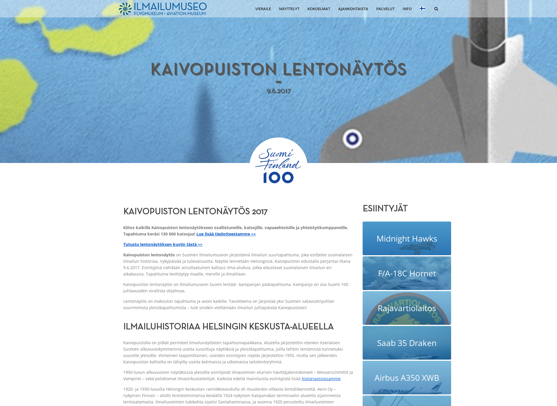 Screenshot for kaivariair.fi