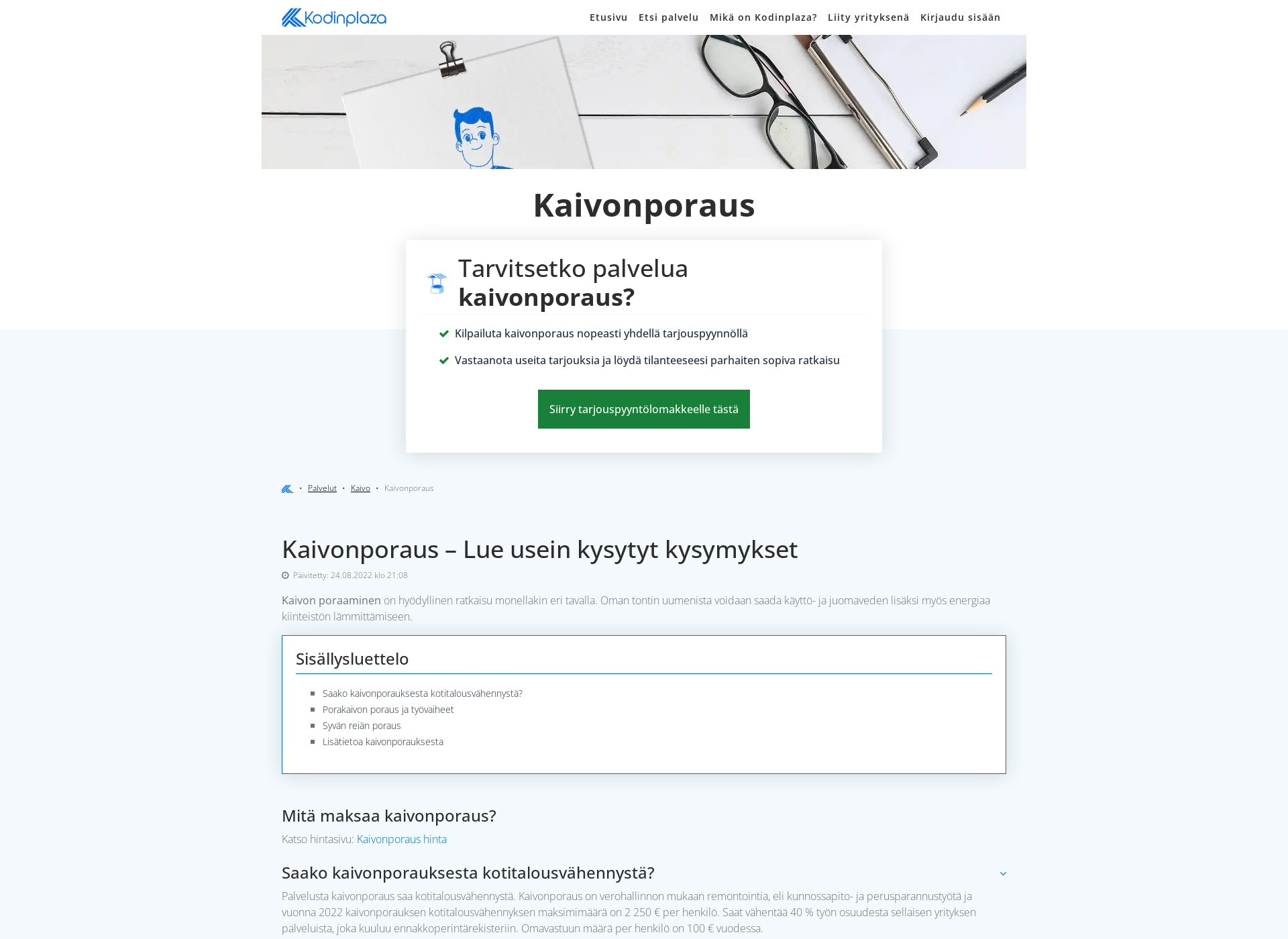 Screenshot for kaivonporaushorman.fi