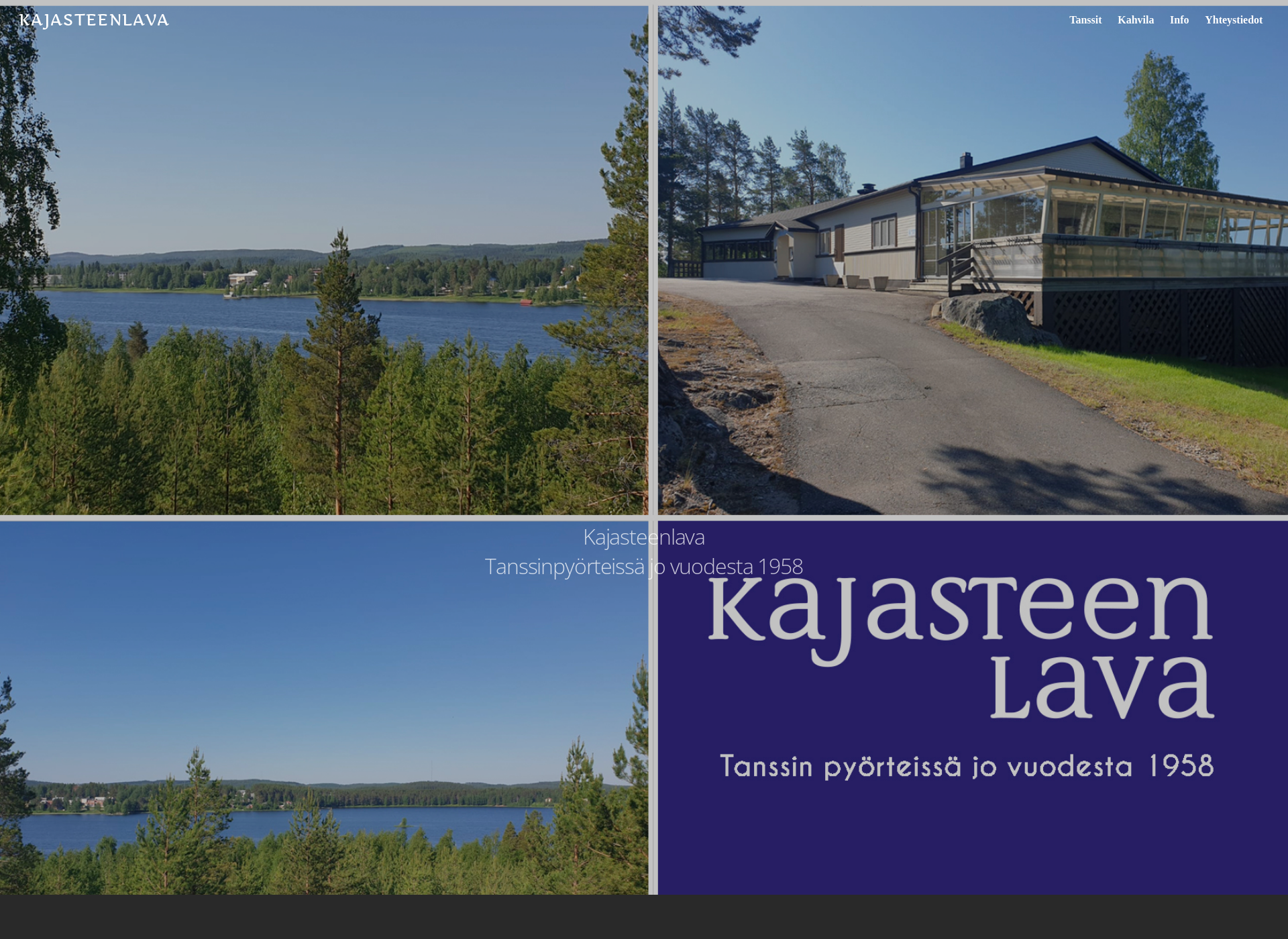 Skärmdump för kajasteentanssilava.fi