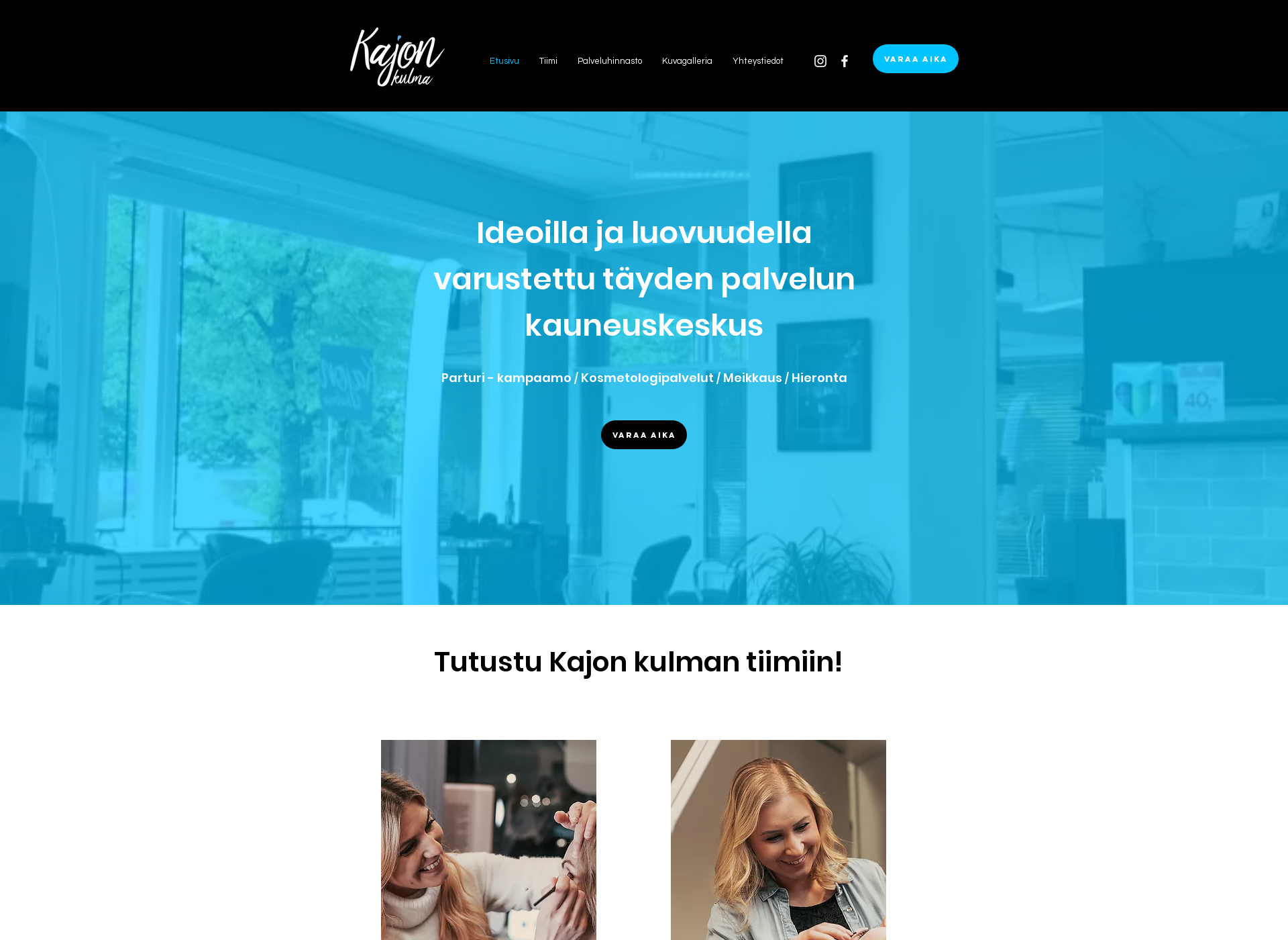 Screenshot for kajonkulma.fi