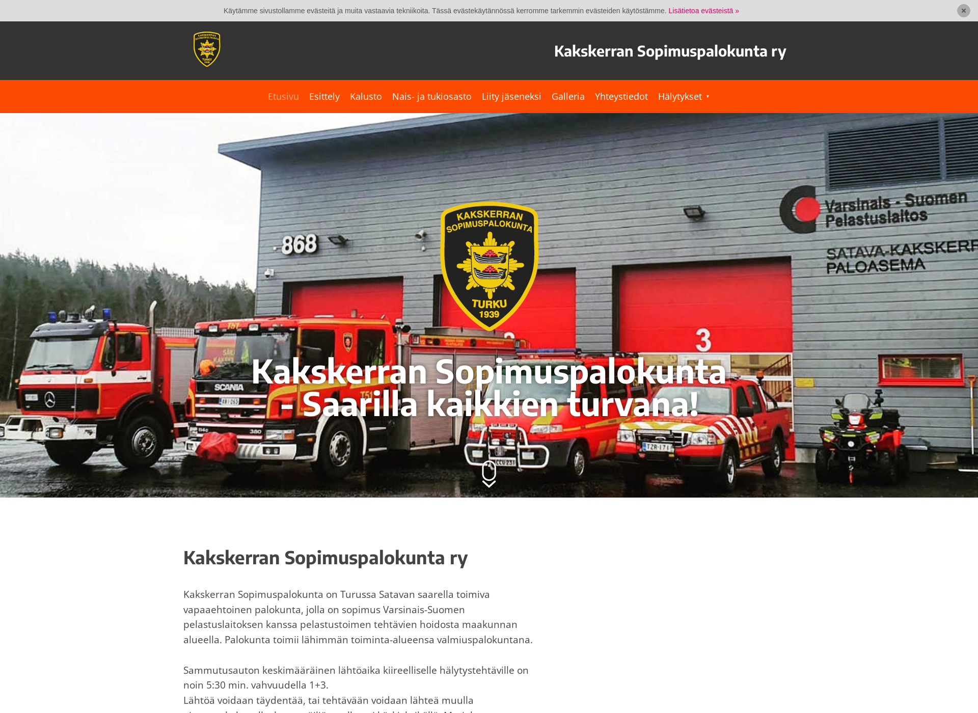 Screenshot for kakskerranvpk.fi
