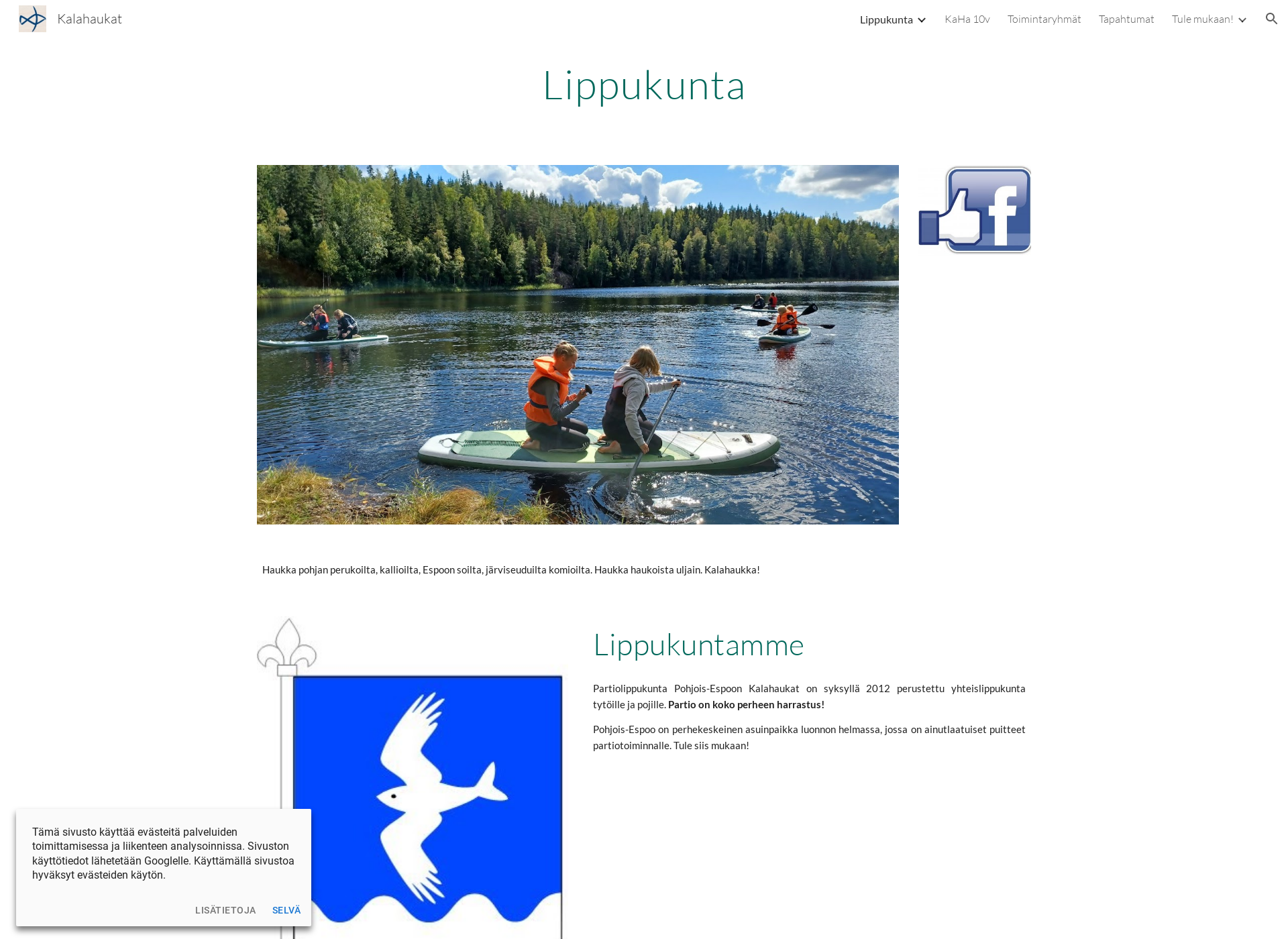 Screenshot for kalahaukat.fi