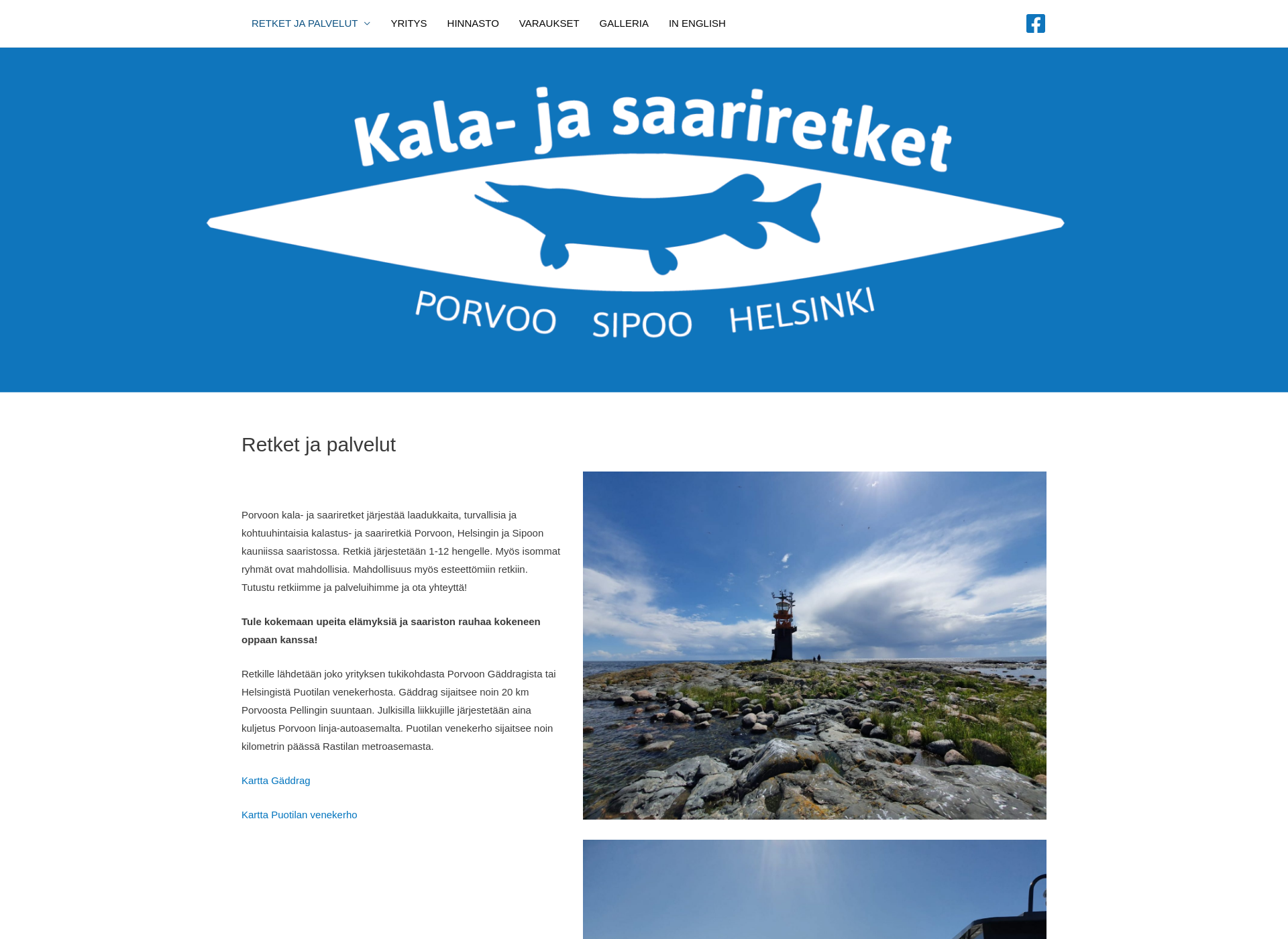 Skärmdump för kalajasaari.fi