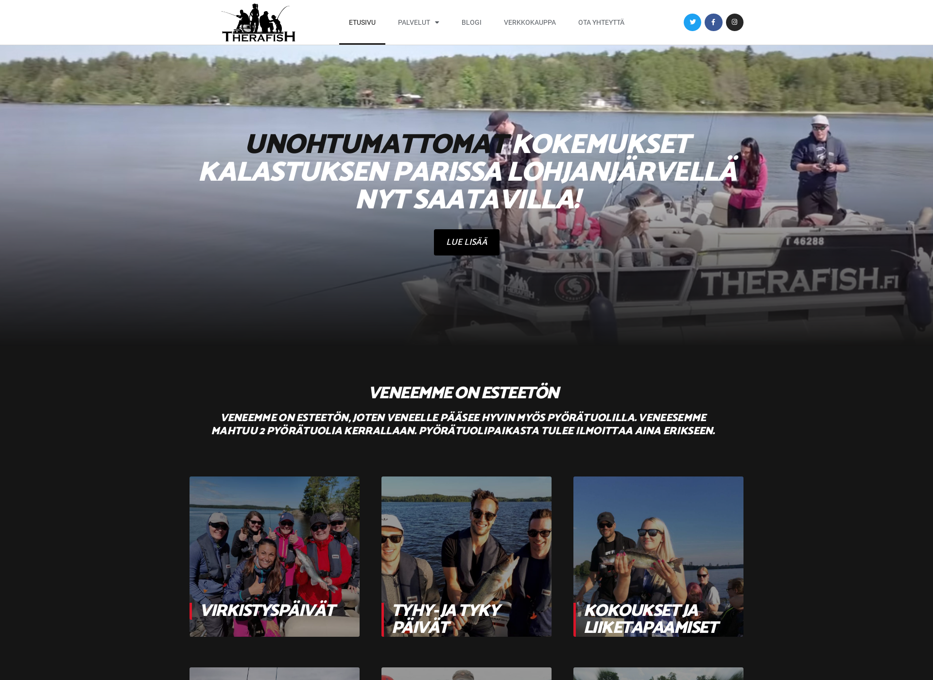 Screenshot for kalastusterapia.fi