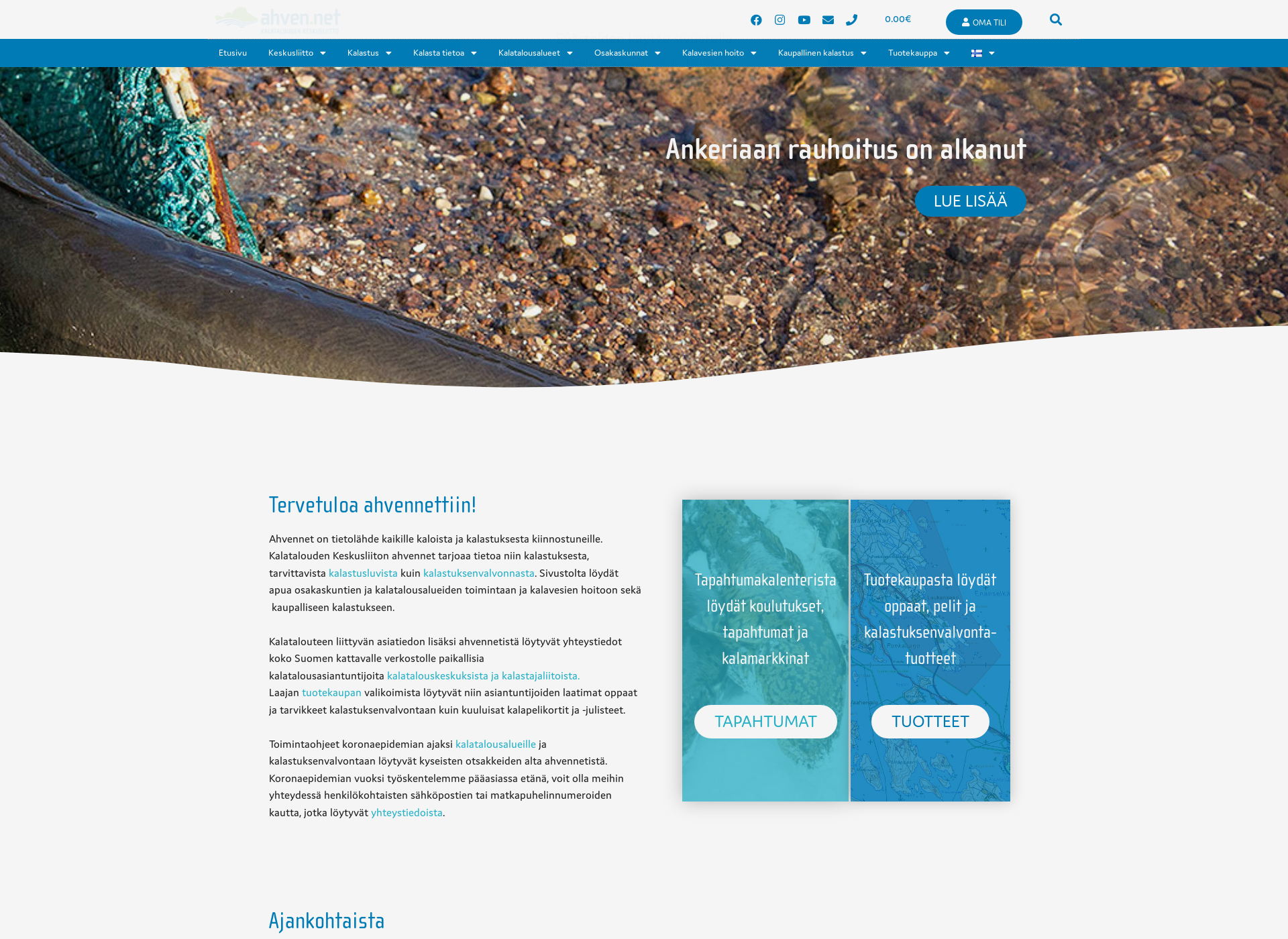 Screenshot for kalataloudenkeskusliitto.fi