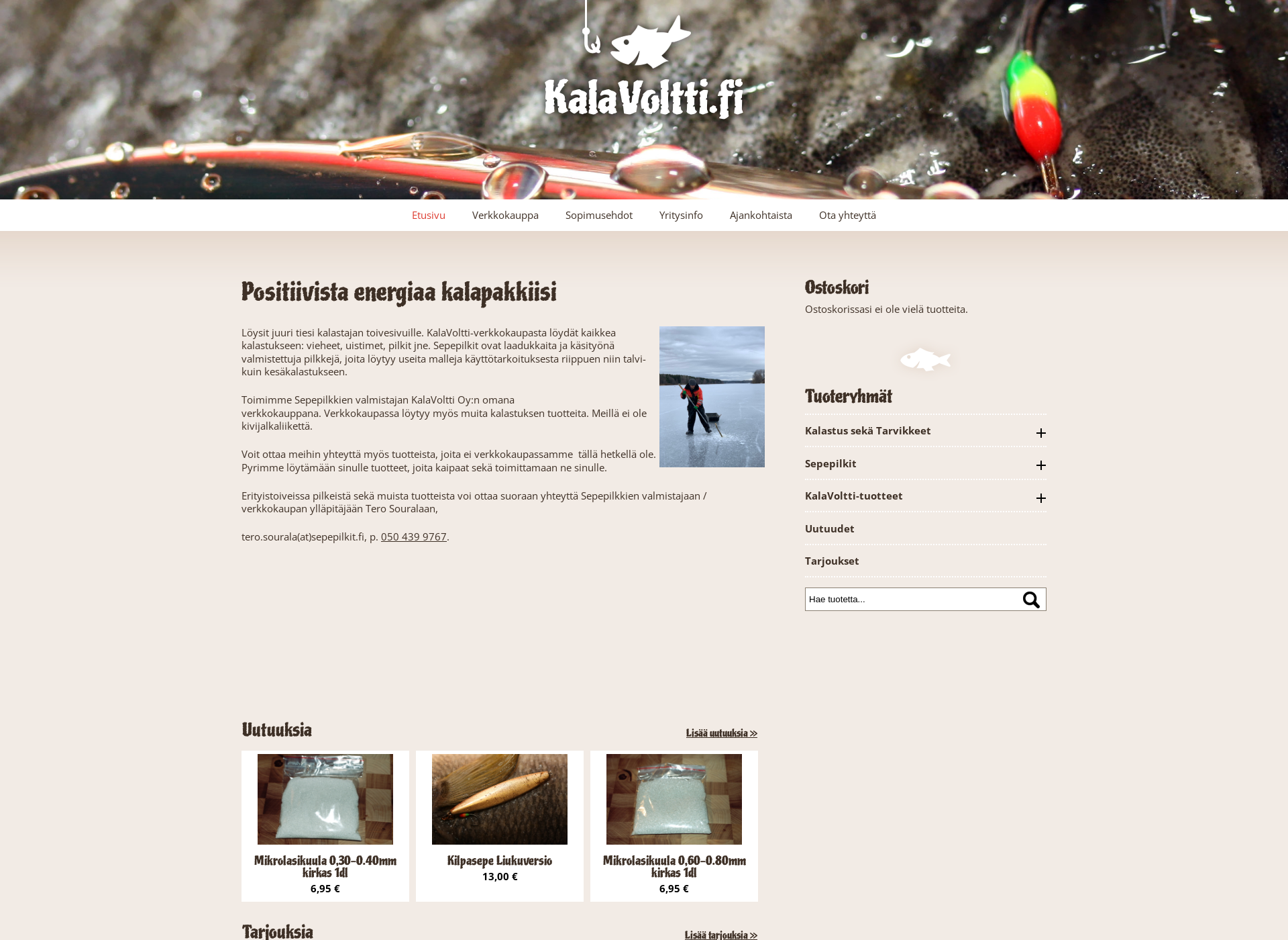 Screenshot for kalavoltti.fi