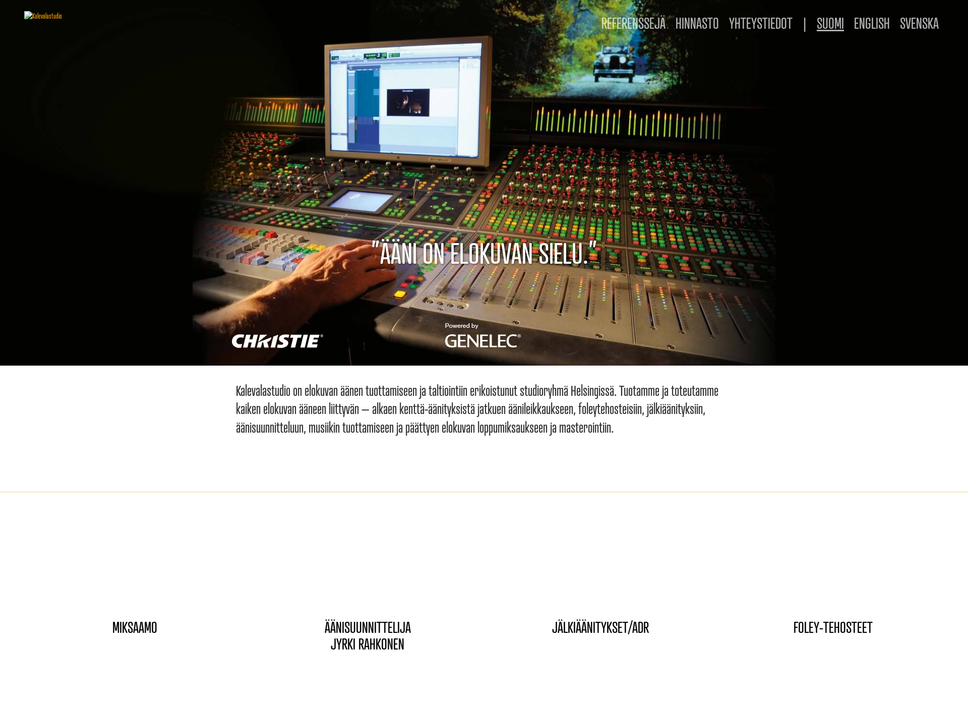 Screenshot for kalevalastudio.fi