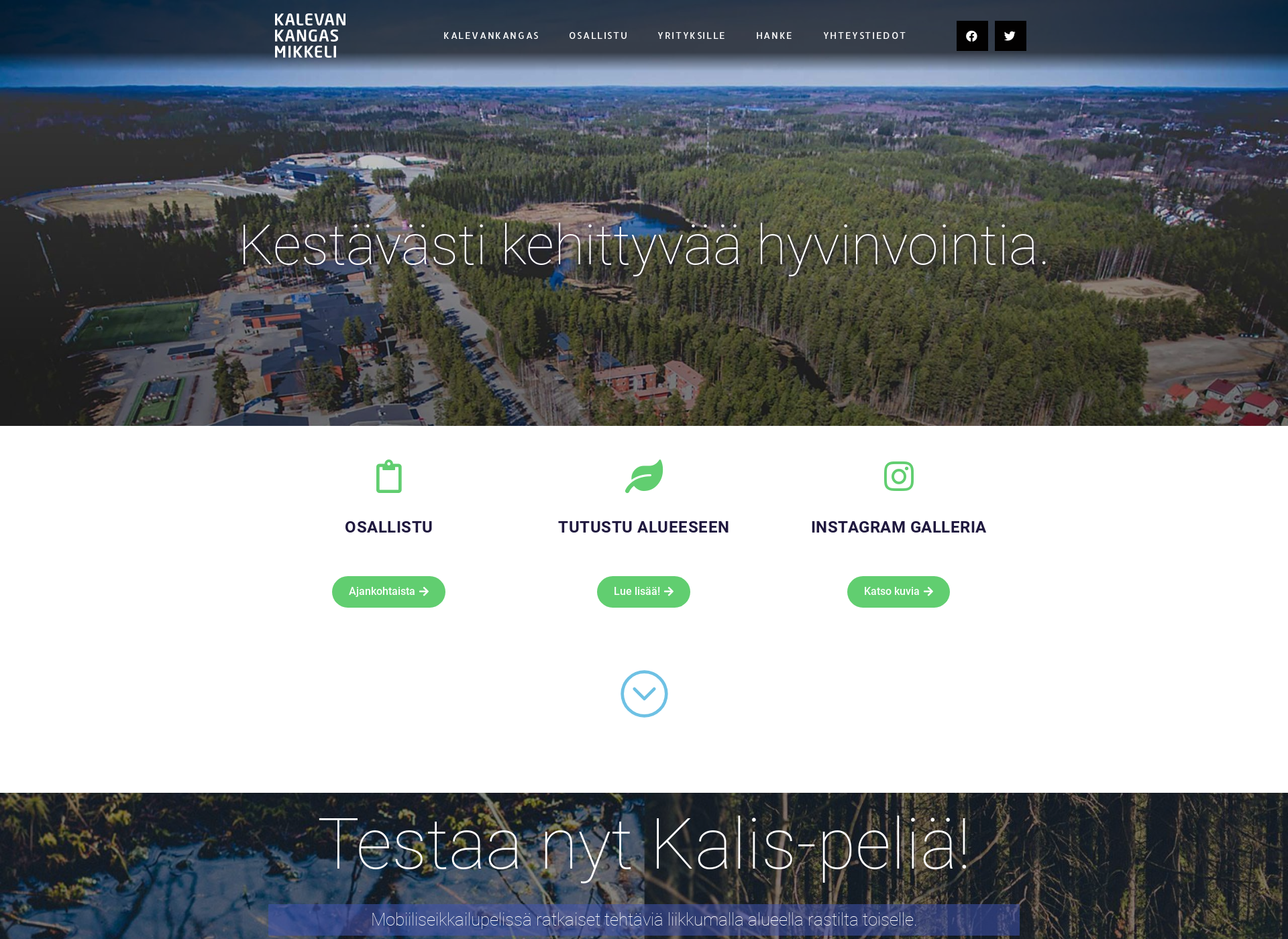 Screenshot for kalevankangasmikkeli.fi