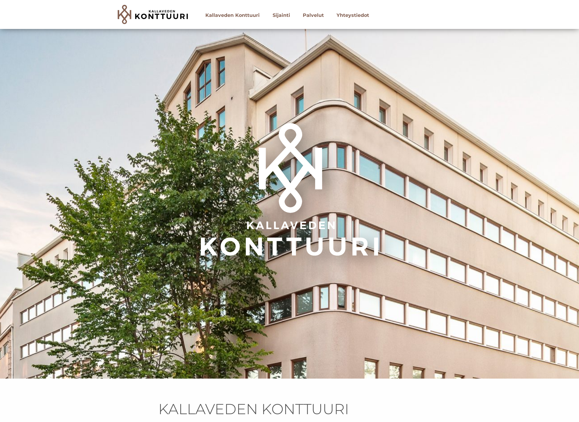 Screenshot for kallavedenkonttuuri.fi