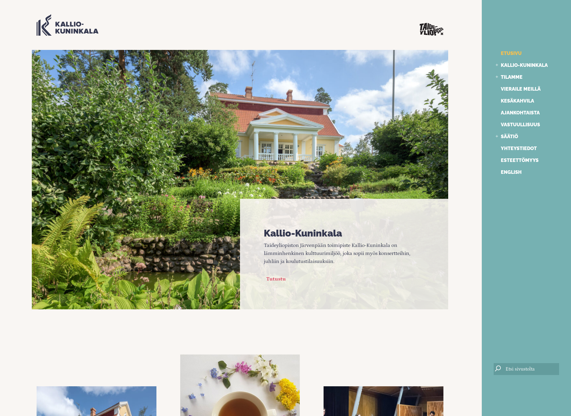 Screenshot for kallio-kuninkala.fi