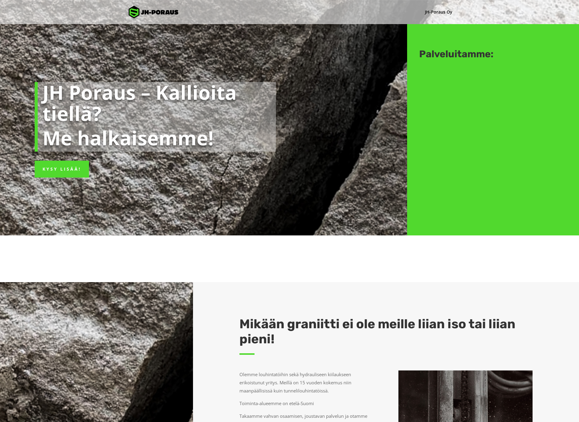 Screenshot for kalliolouhintaa.fi