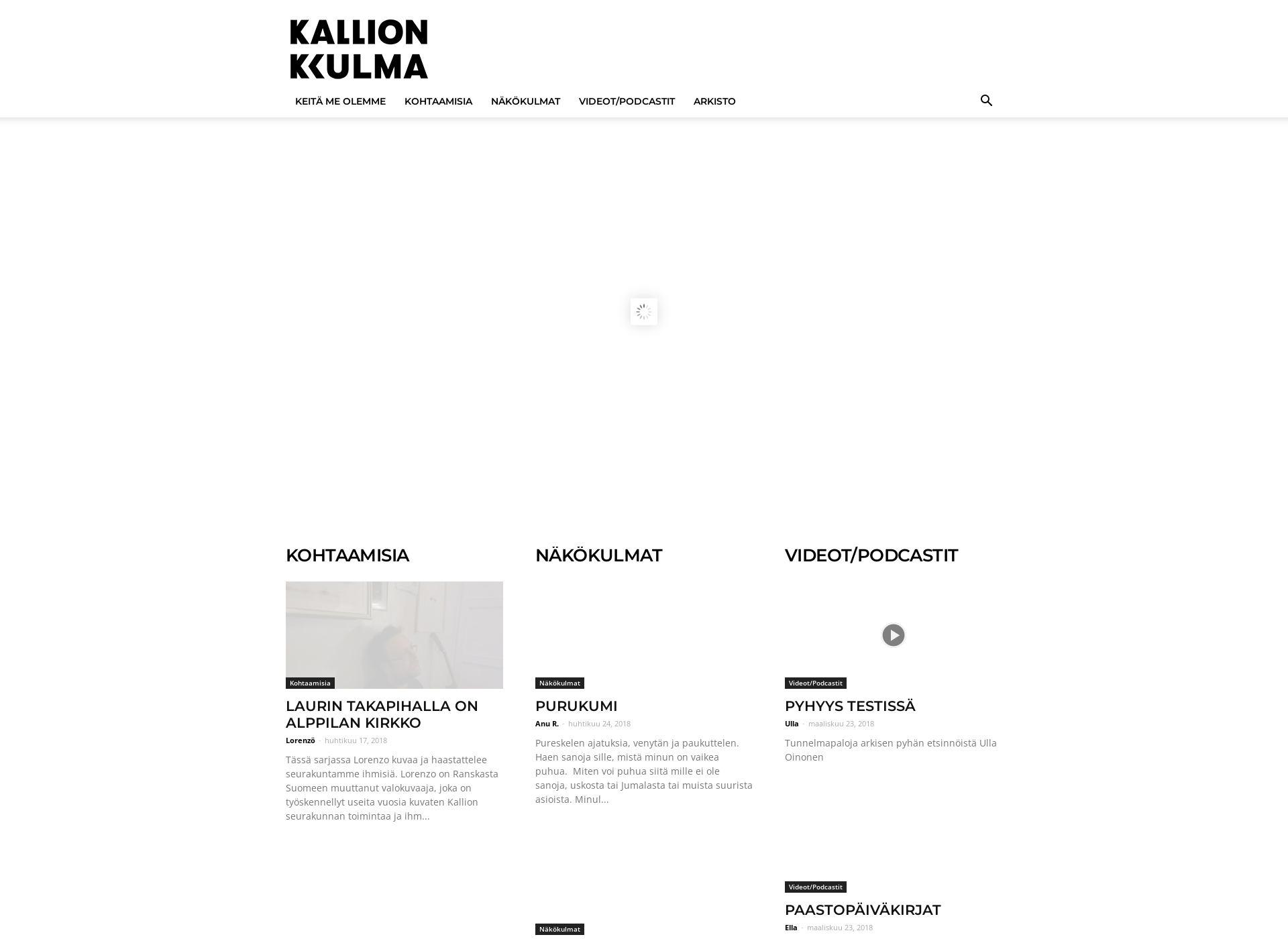 Screenshot for kallionkulma.fi