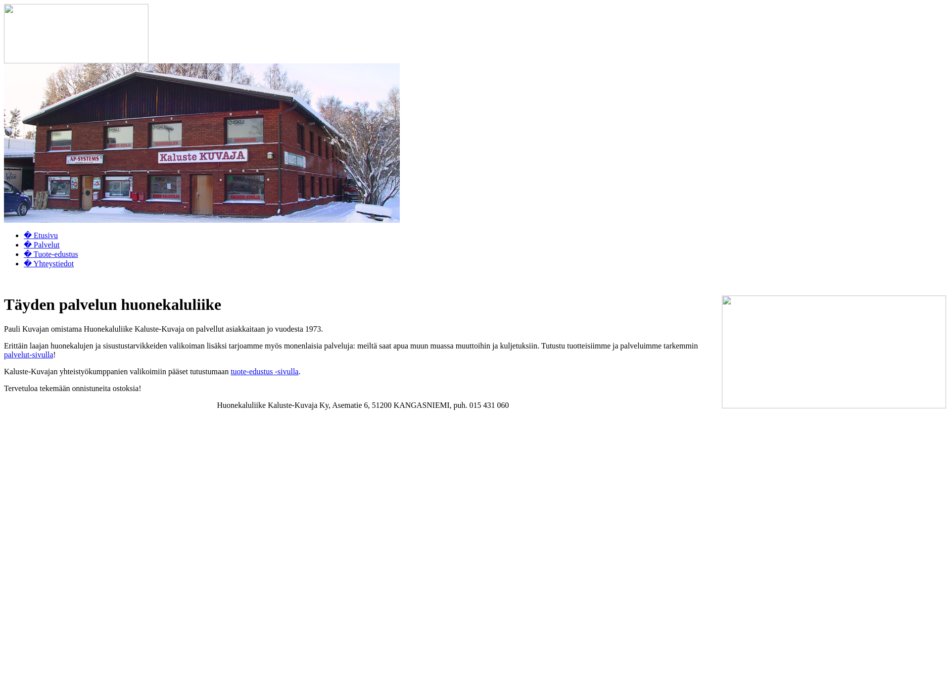Screenshot for kalustekuvaja.fi