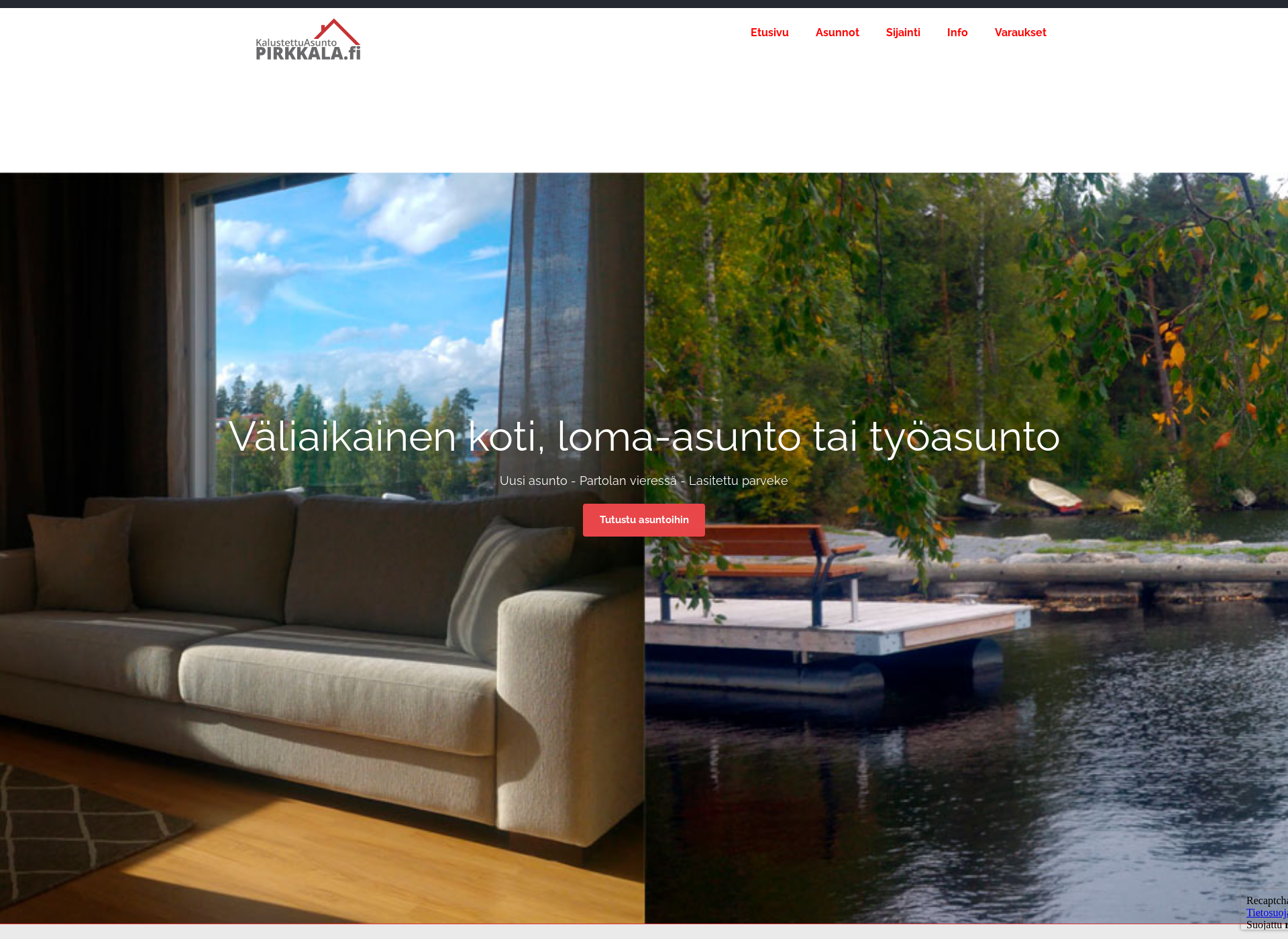 Screenshot for kalustettuasuntopirkkala.fi