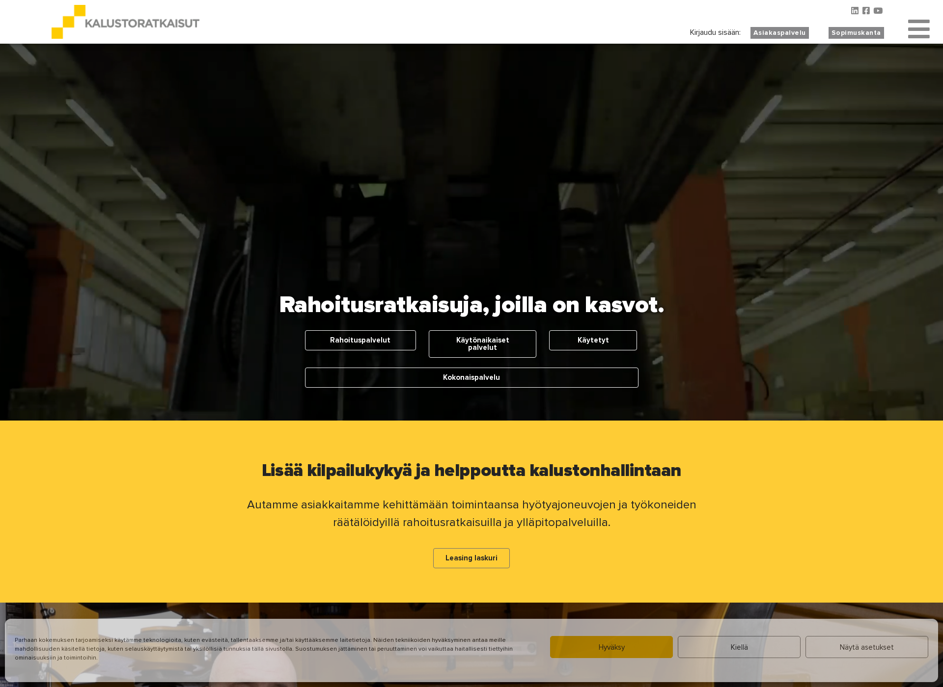 Screenshot for kalustoratkaisut.fi