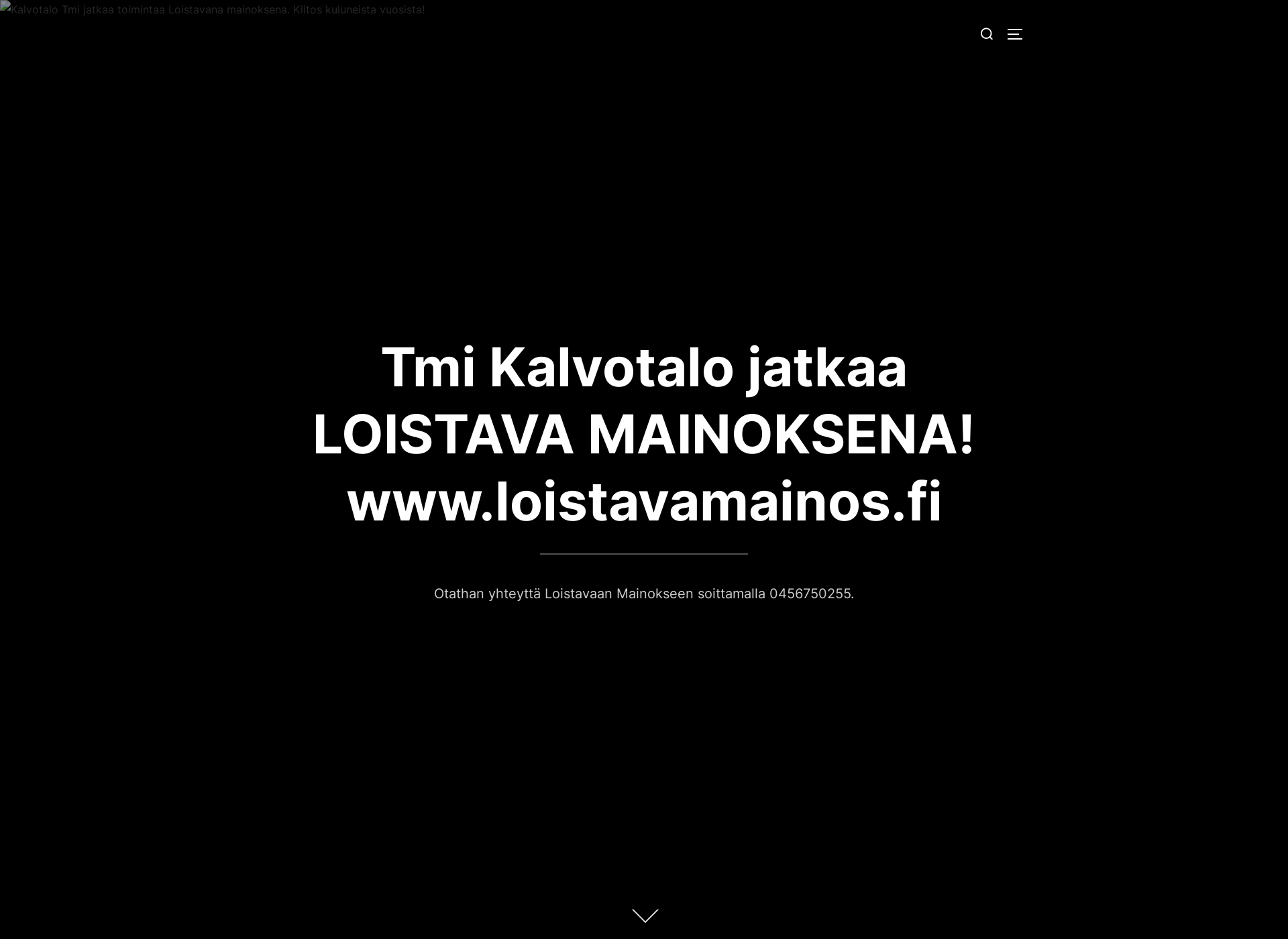 Näyttökuva kalvotalo.fi