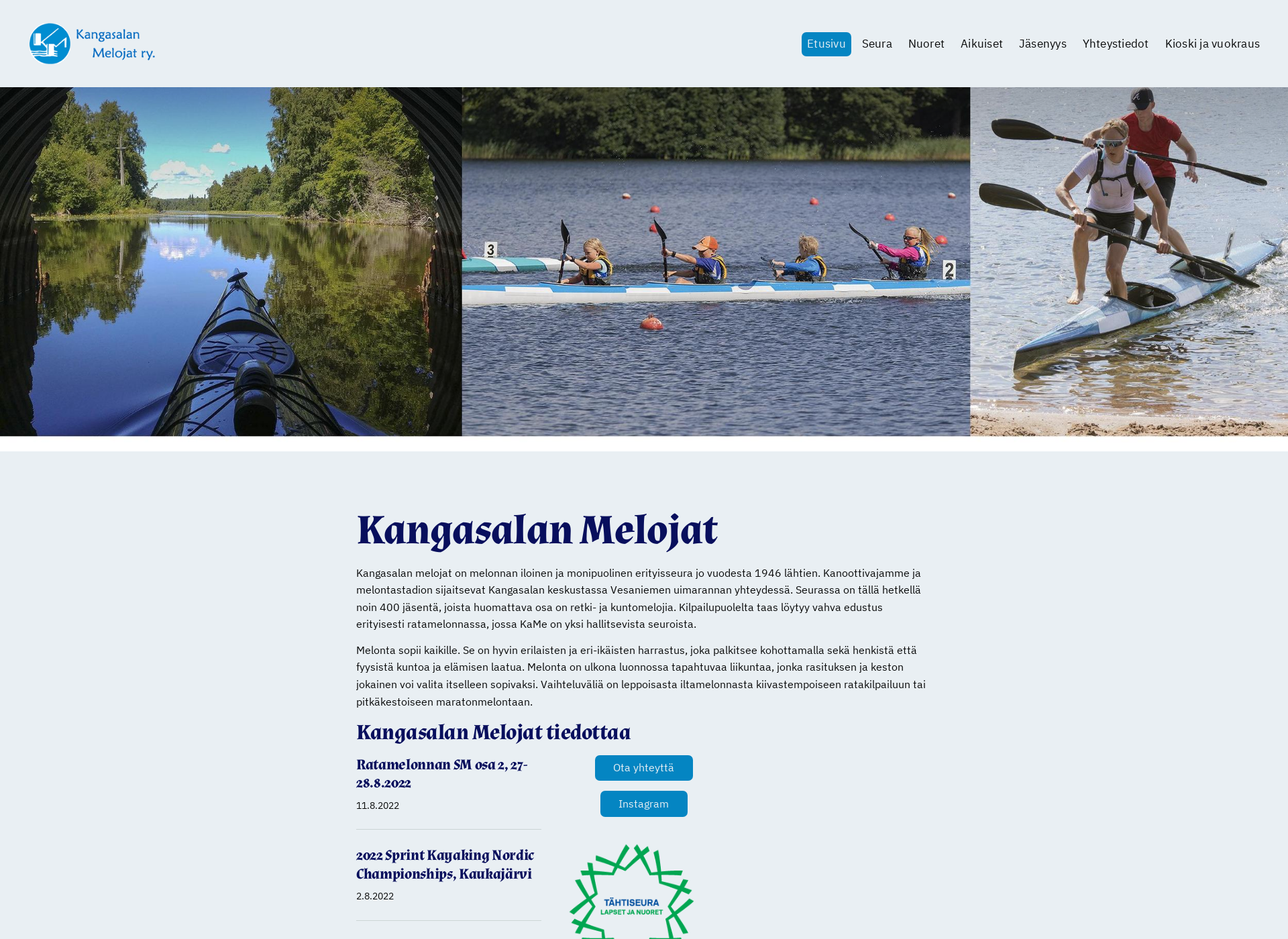 Screenshot for kame.fi