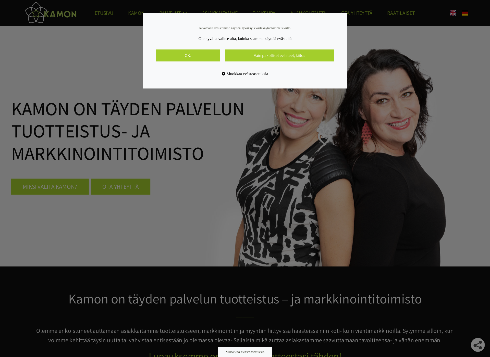 Screenshot for kamon.fi