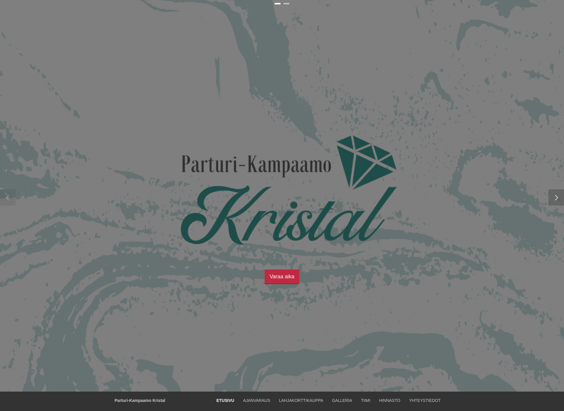 Screenshot for kampaamokristal.fi