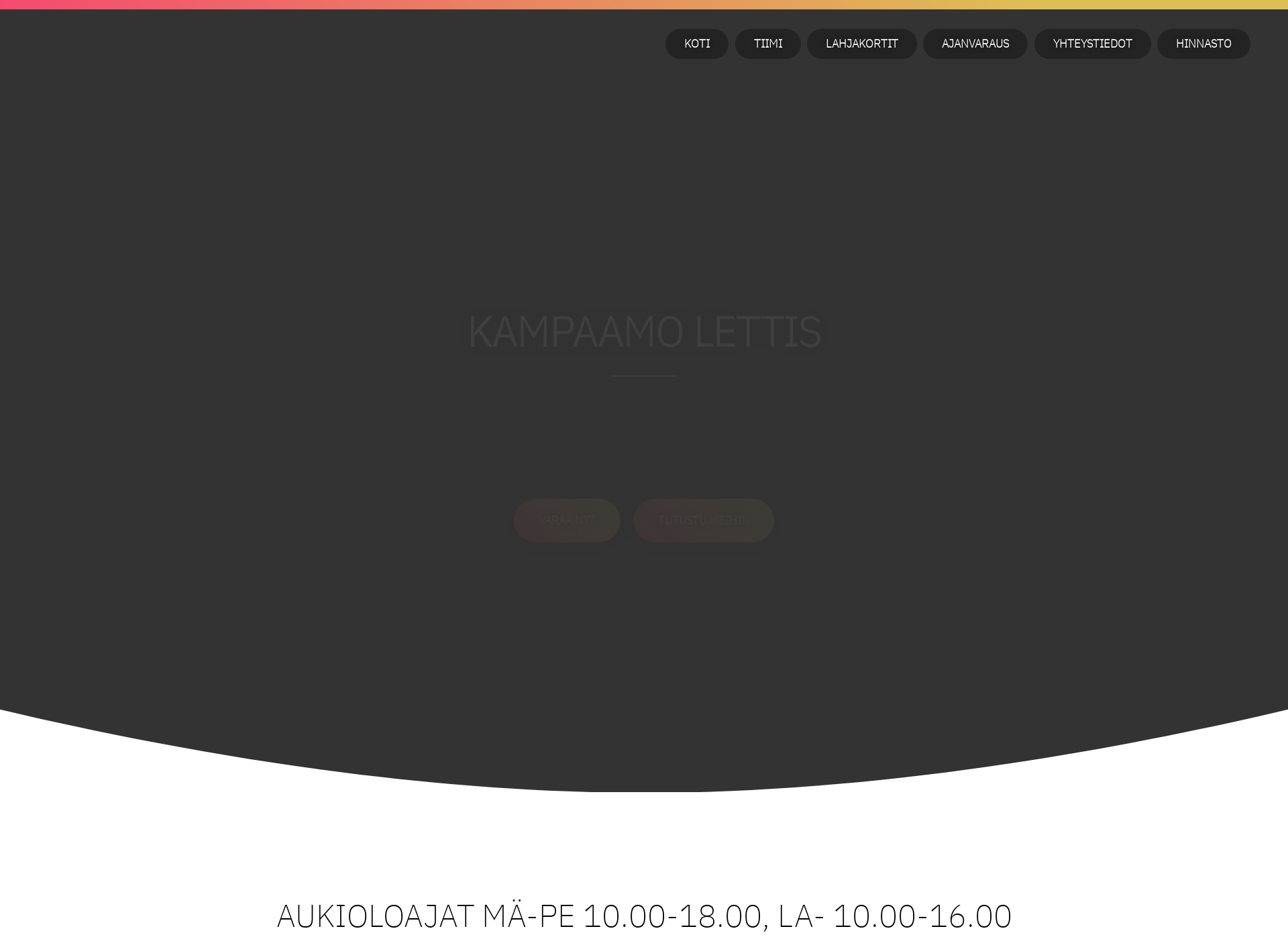 Screenshot for kampaamolettis.fi