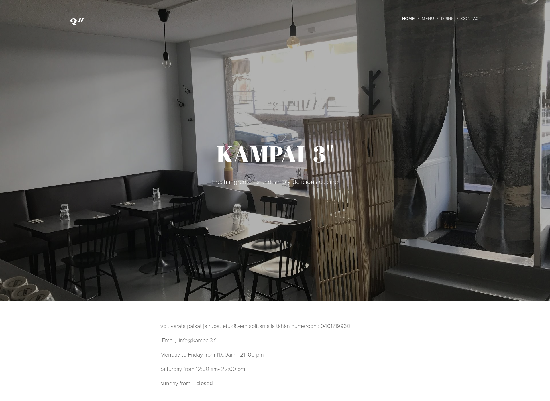 Screenshot for kampai3.fi