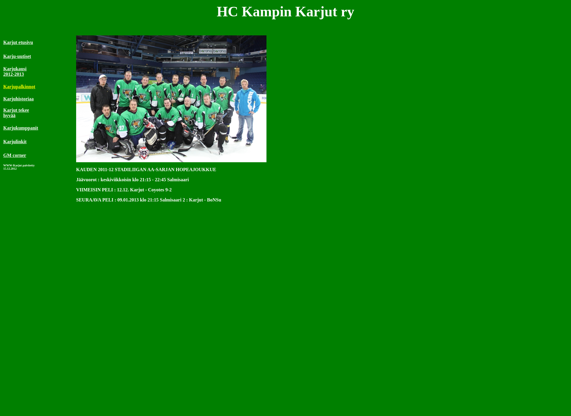 Screenshot for kampinkarjut.fi