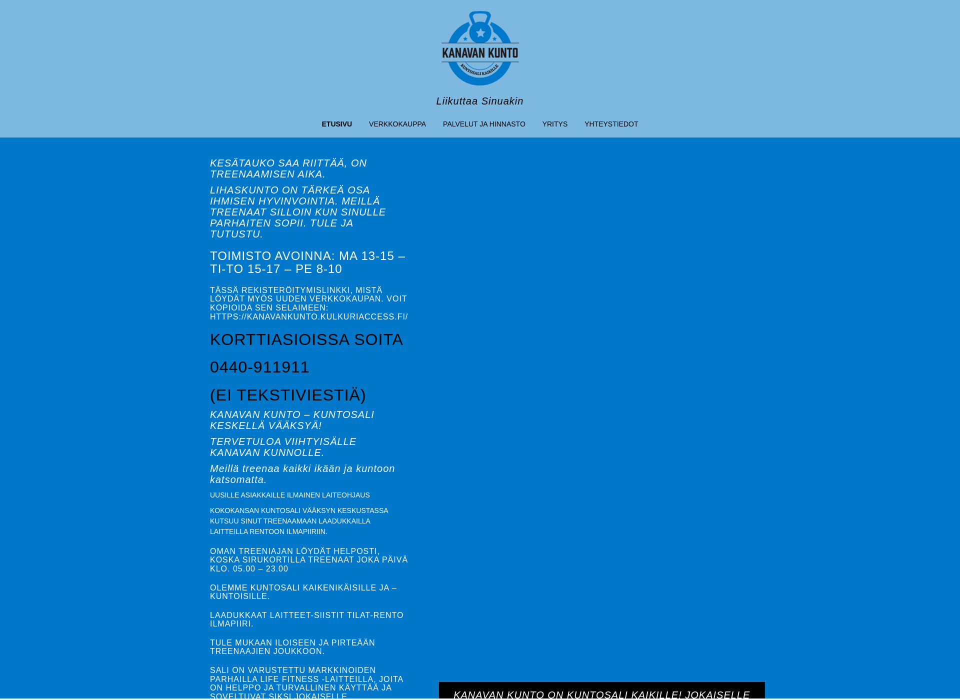 Screenshot for kanavankunto.fi