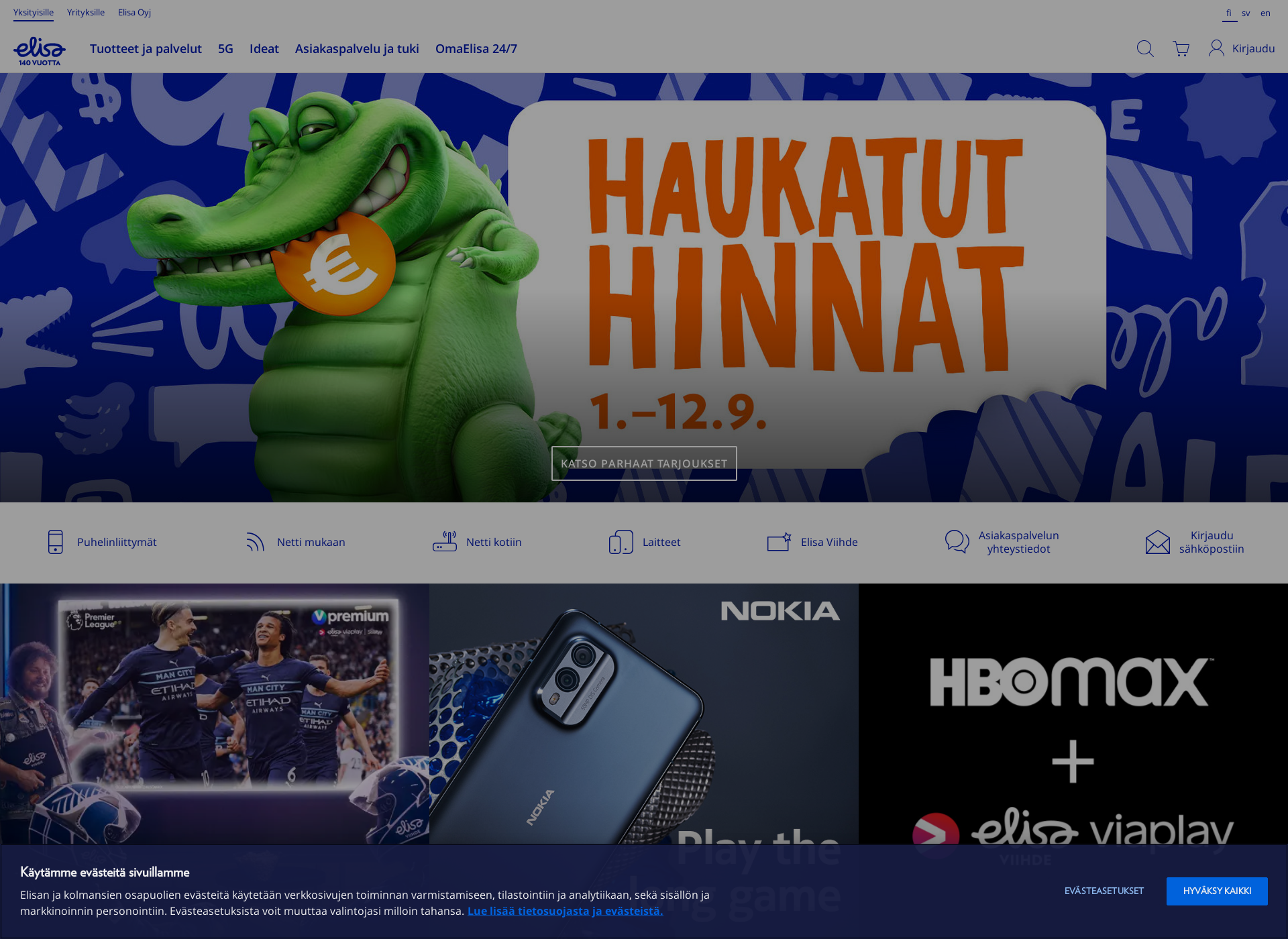 Screenshot for kanetti.fi