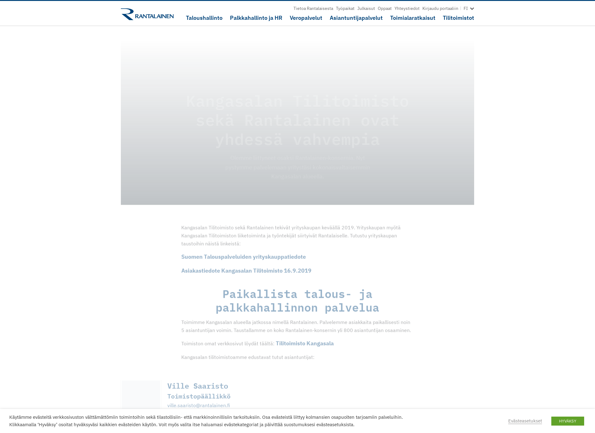 Screenshot for kangasalantilitoimisto.fi