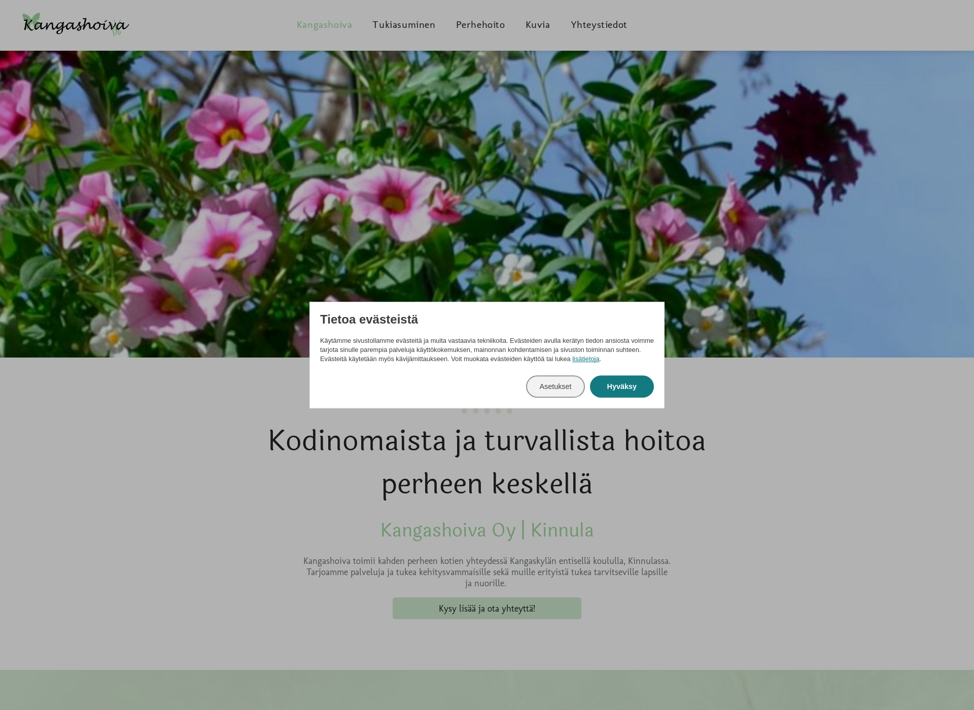 Screenshot for kangashoiva.fi