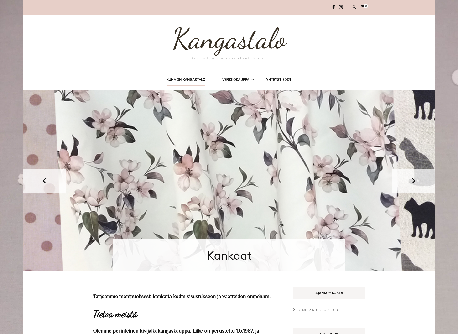 Screenshot for kangastalo.fi