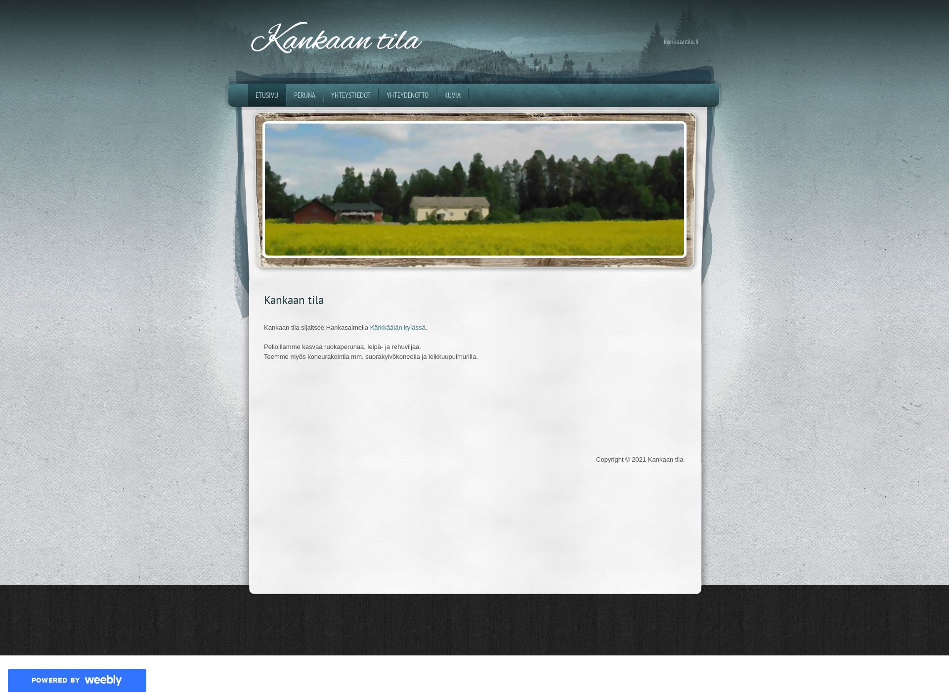Screenshot for kankaantila.fi