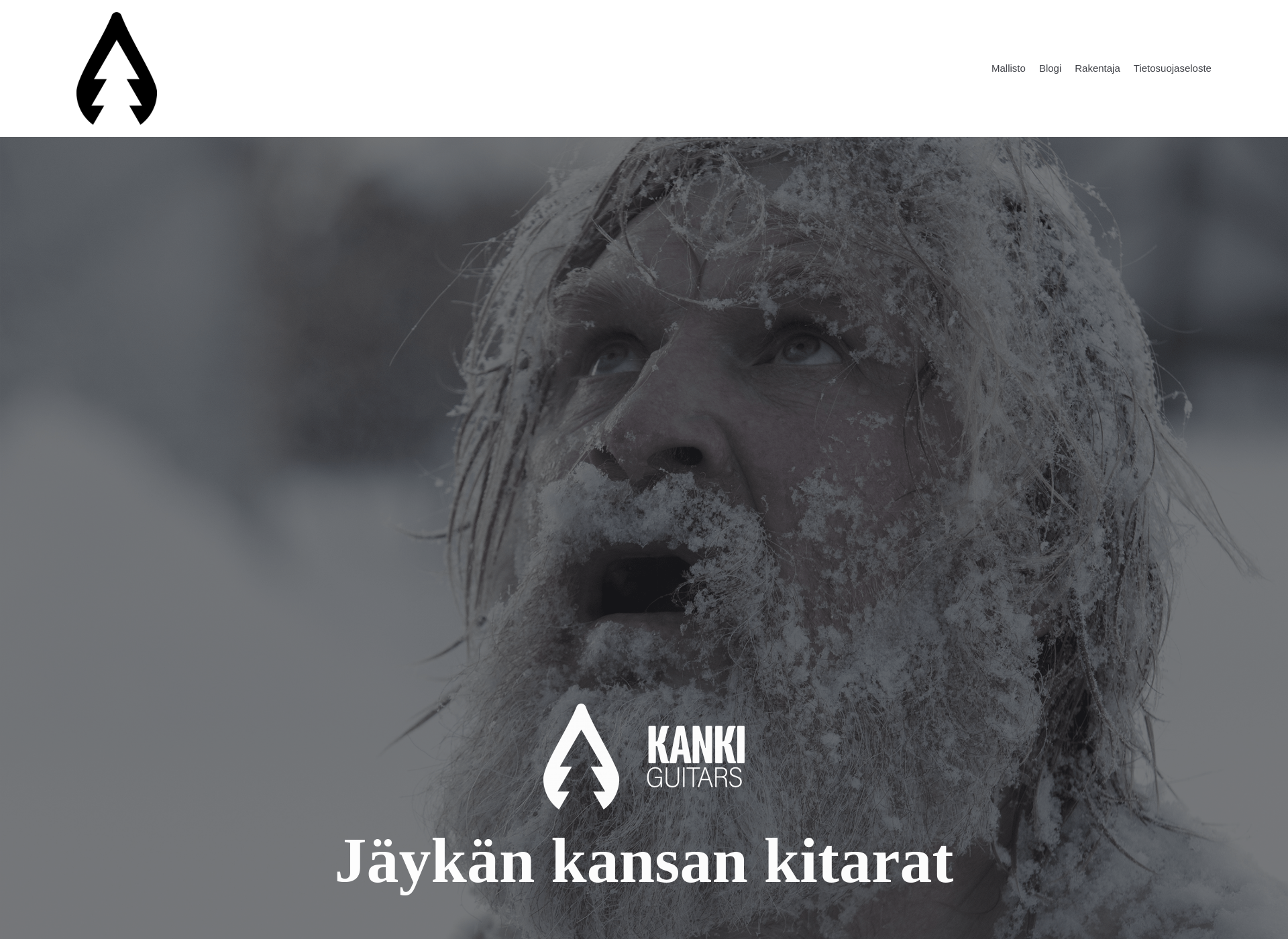 Skärmdump för kankiguitars.fi