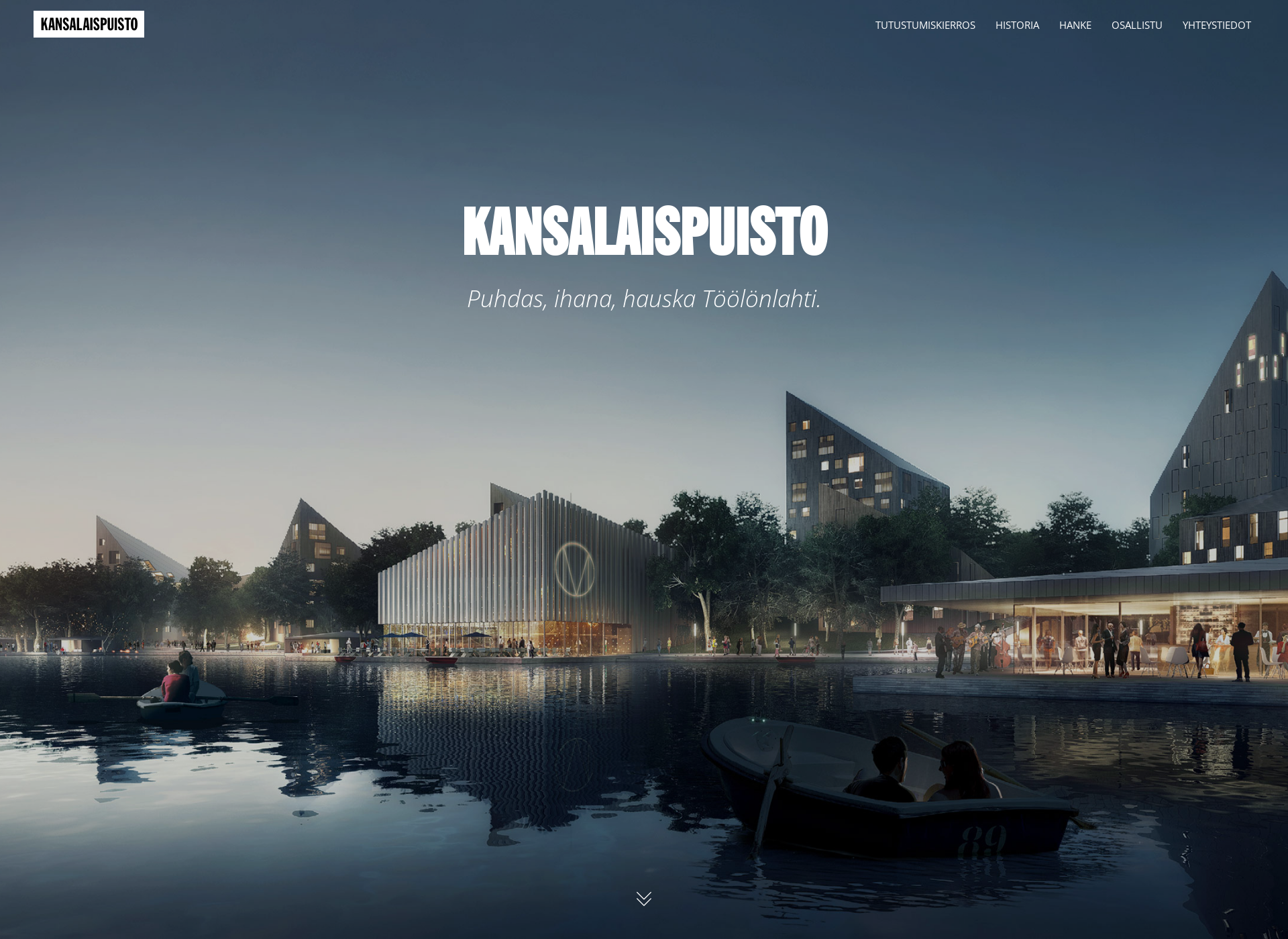 Screenshot for kansalaispuisto.fi