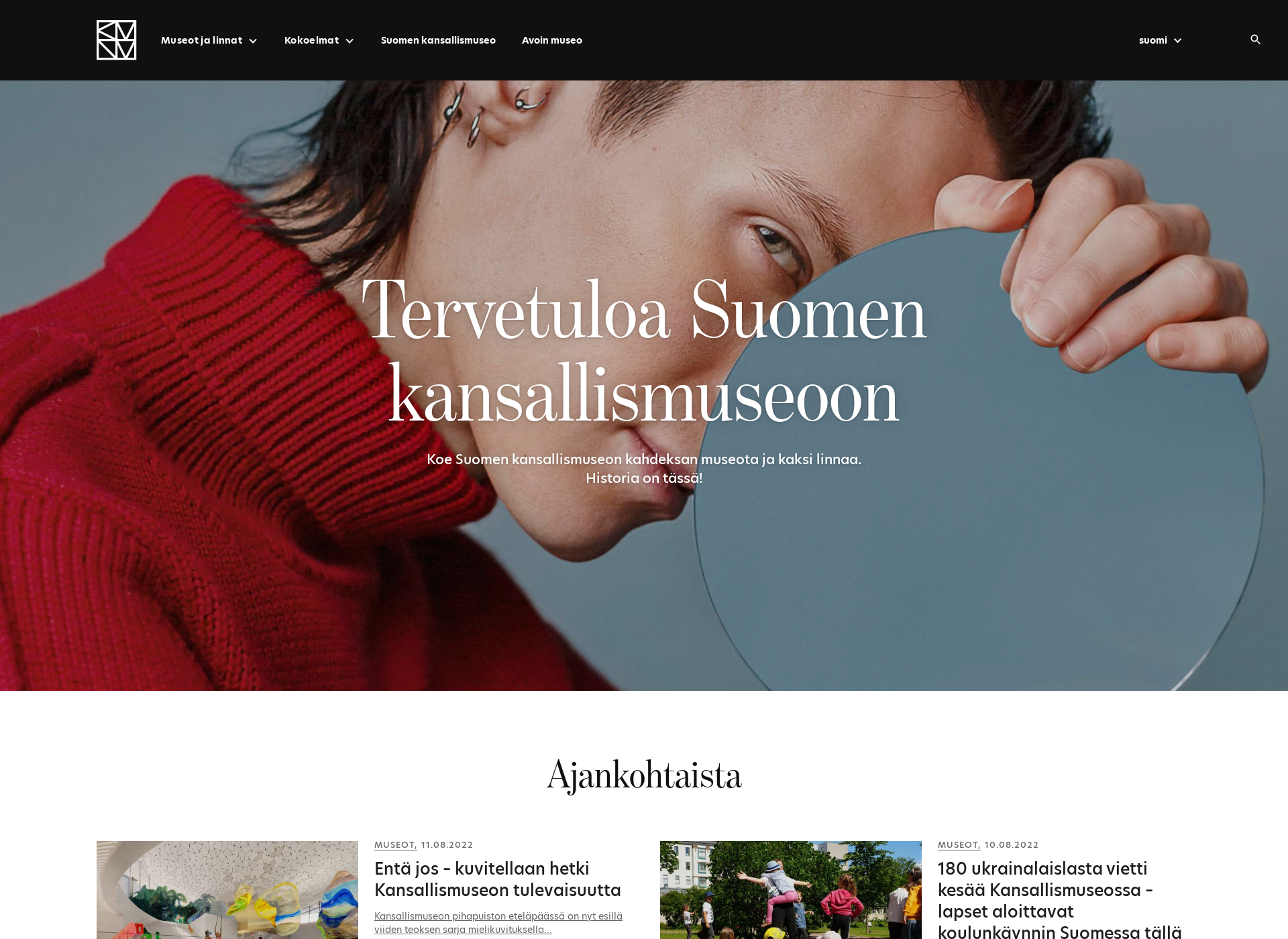 Screenshot for kansallismuseo.fi