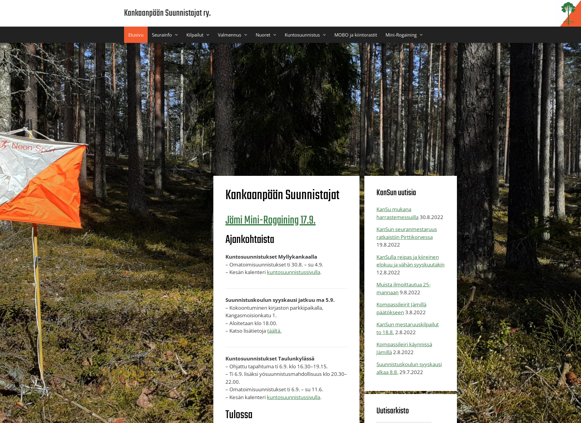 Screenshot for kansu.fi