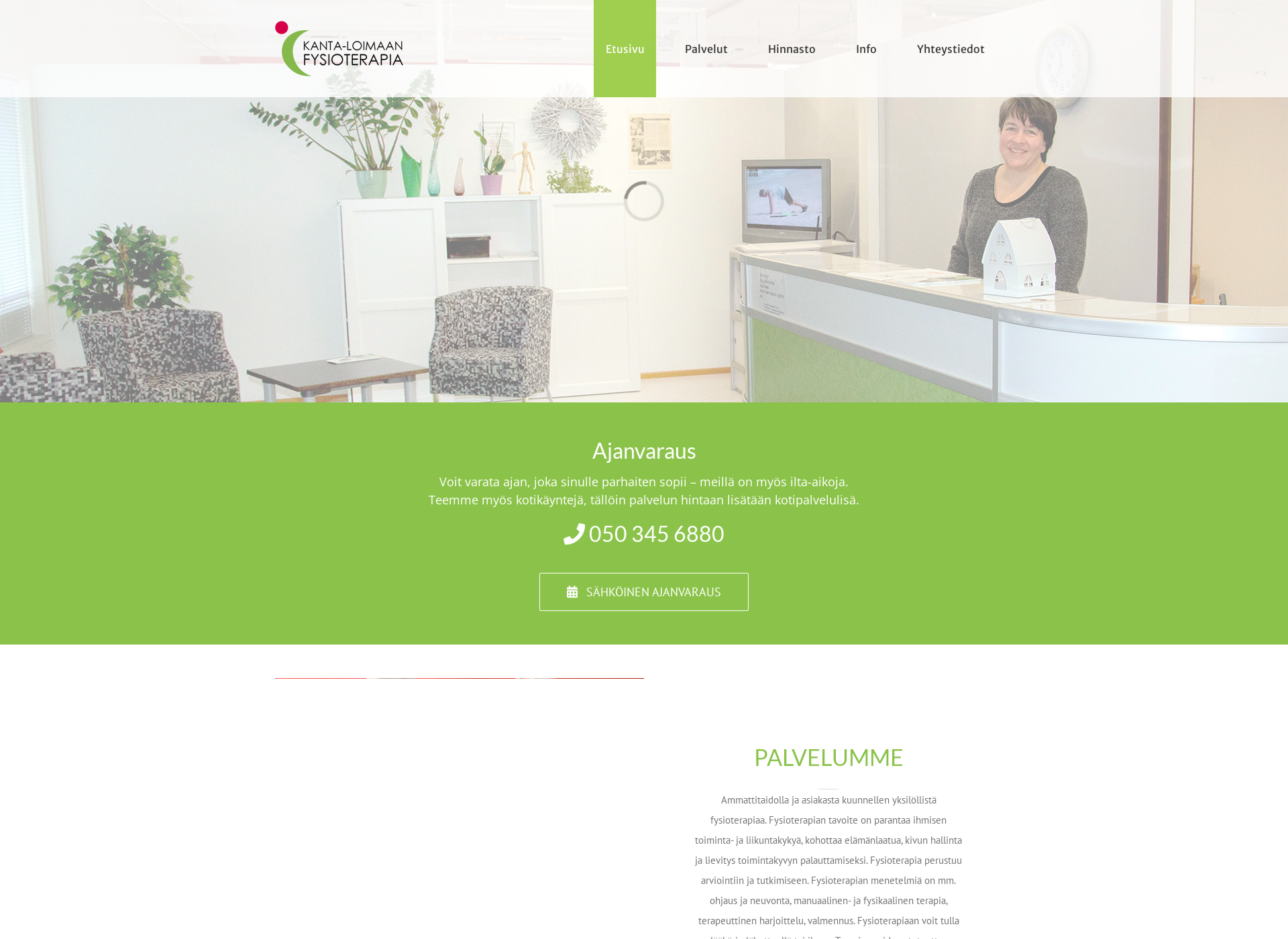 Screenshot for kantaloimaanfysioterapia.fi